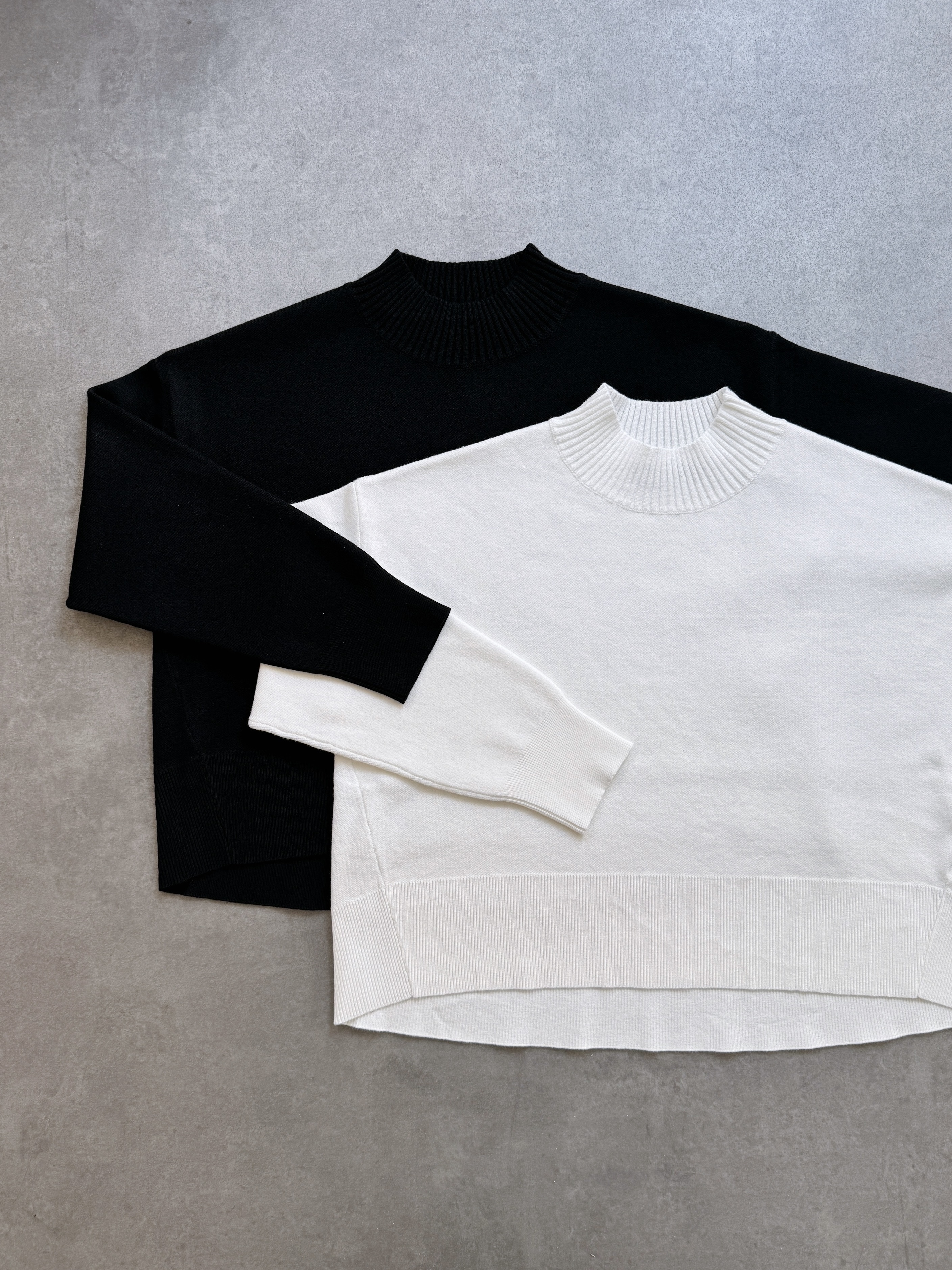 SELECT(セレクト)　ハイネックワイドニットプルオーバー