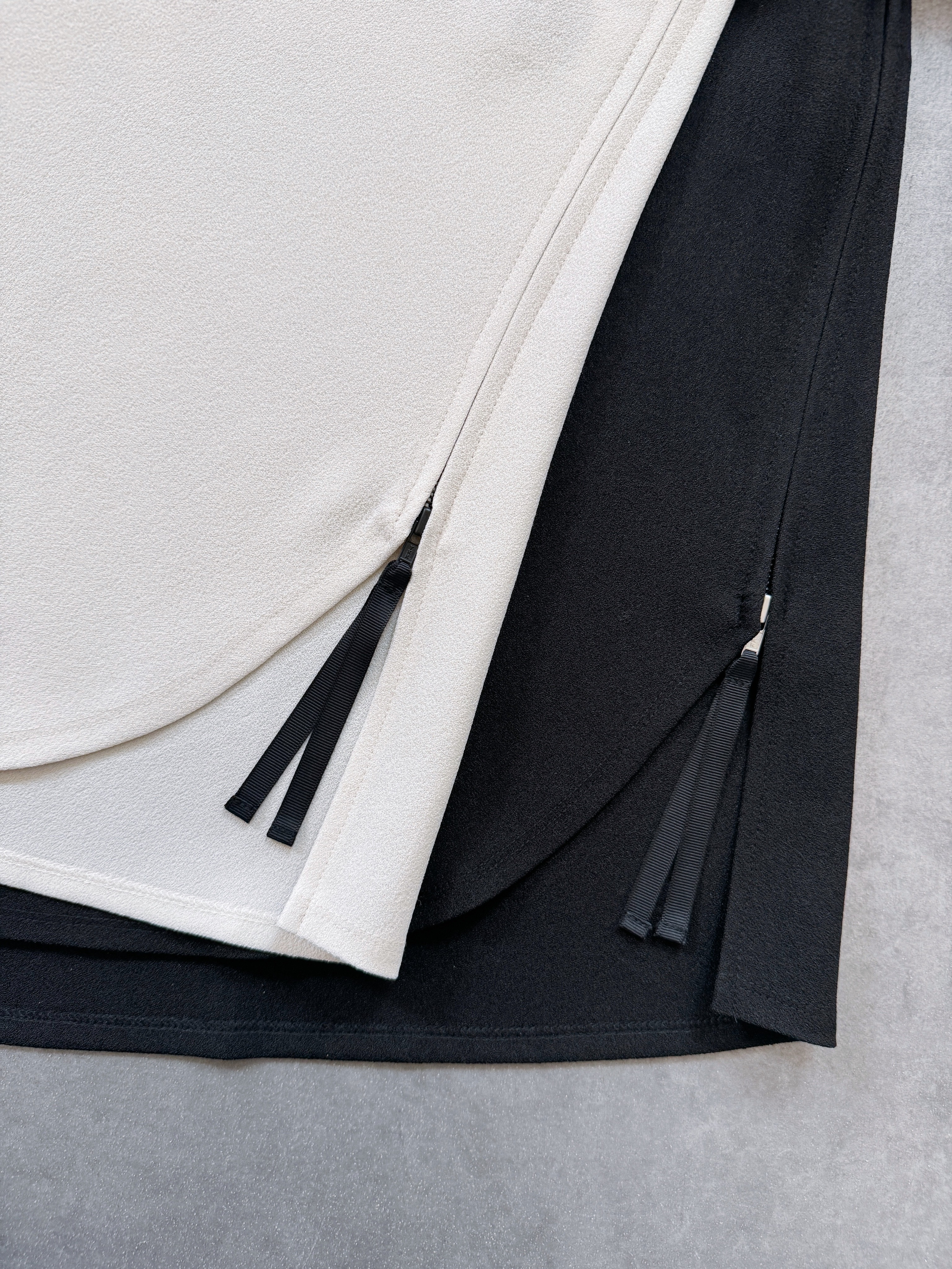 SELECT(セレクト)　サイドZIPガゼットジョーゼットプルオーバー