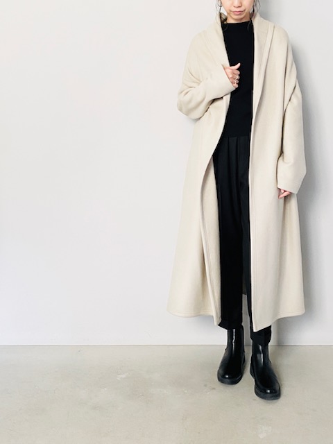 Select セレクト フリース風フードガウンコート Praise Trois Anana Nicole Chouchou