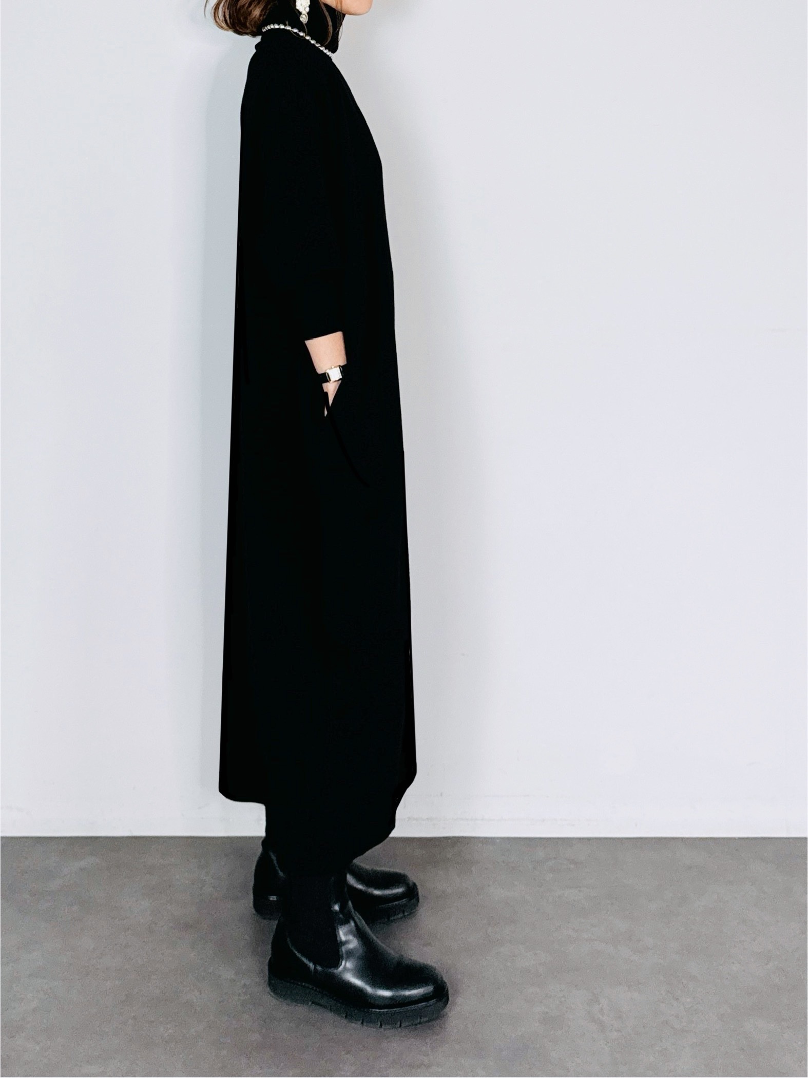 SELECT(セレクト) ハイネックコクーンニットワンピース｜Praise