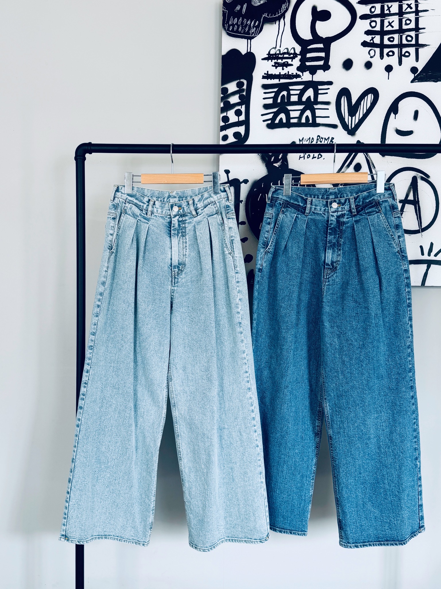 SELECT(セレクト) 2タックワイドデニムパンツ｜Praise / trois / anana