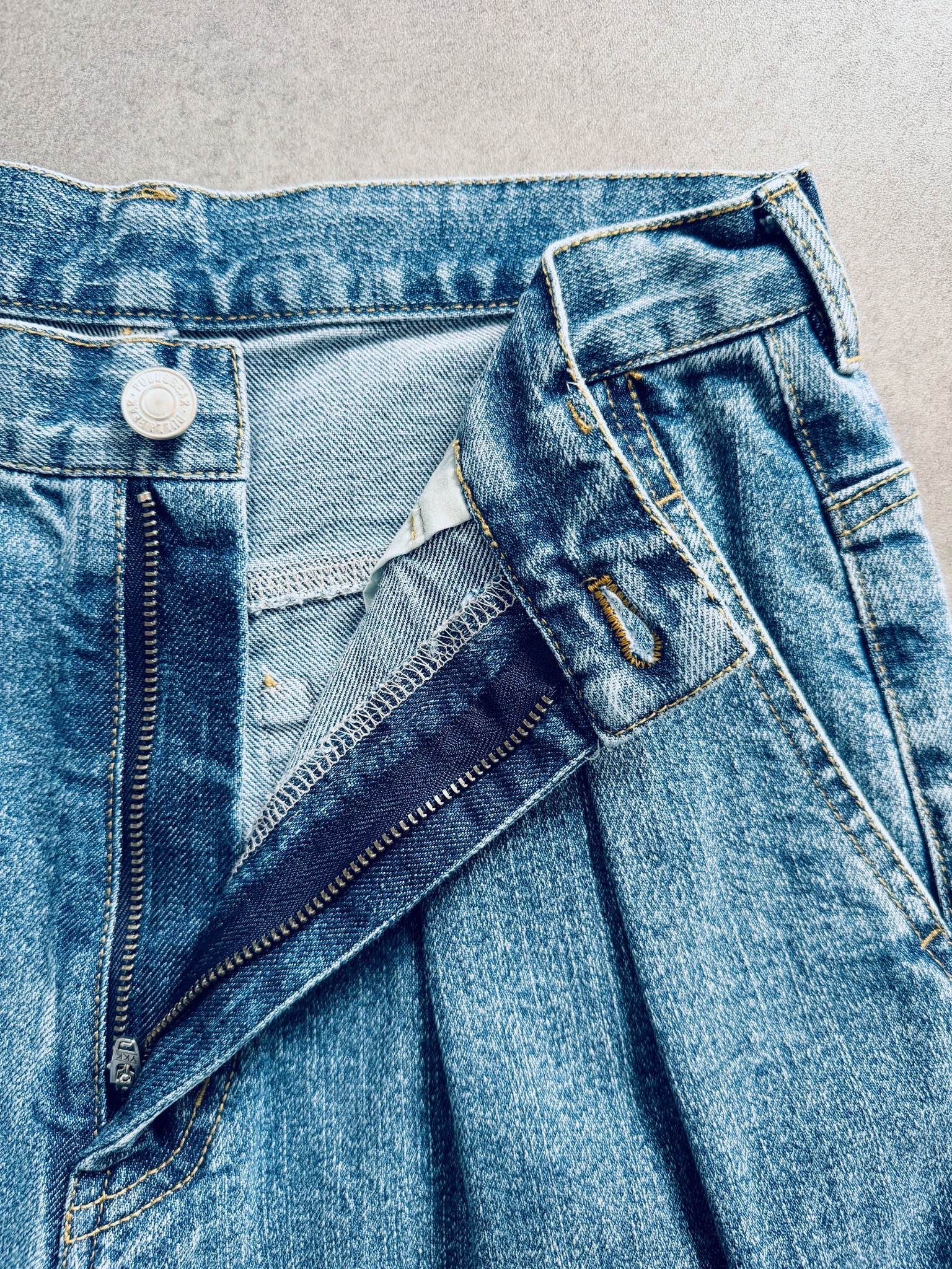 SELECT(セレクト) 2タックワイドデニムパンツ｜Praise / trois