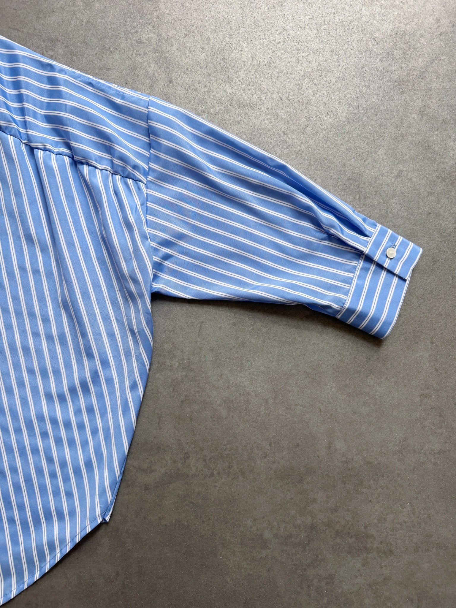 SELECT(セレクト) ストライプバックギャザーワイドシャツ 30-12000