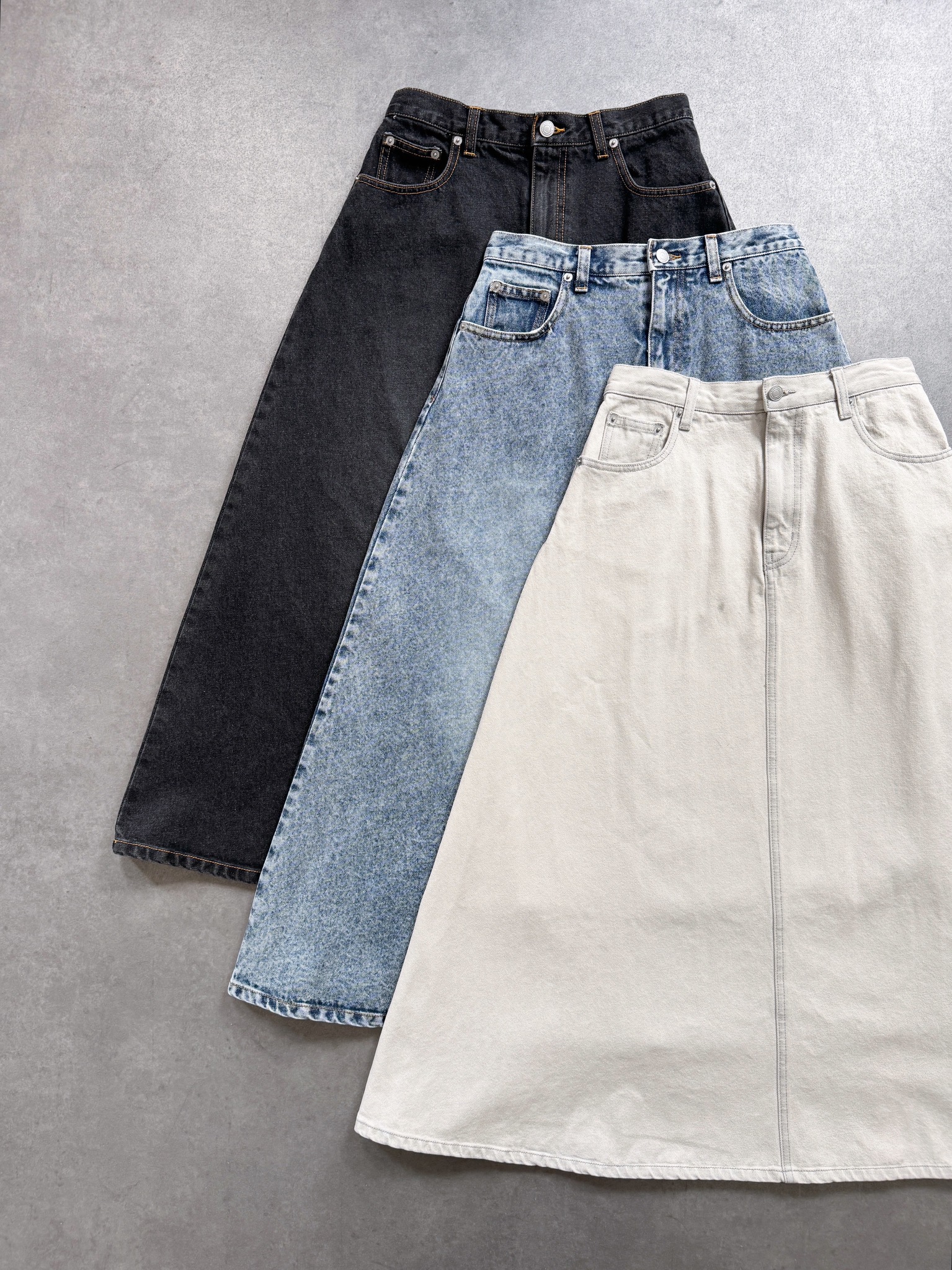 SELECT(セレクト) デニムフレアースカート｜Praise / trois / anana