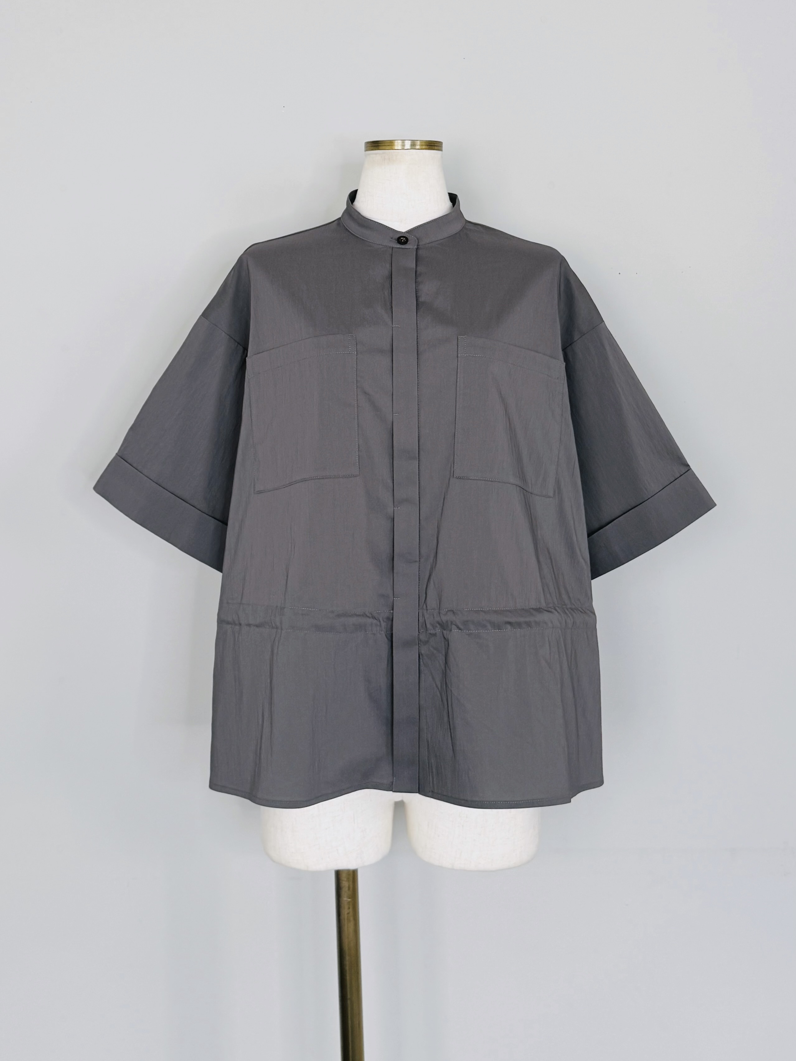 SELECT(セレクト)　コットンナイロンスタンドシャツ《SET UPアイテム》