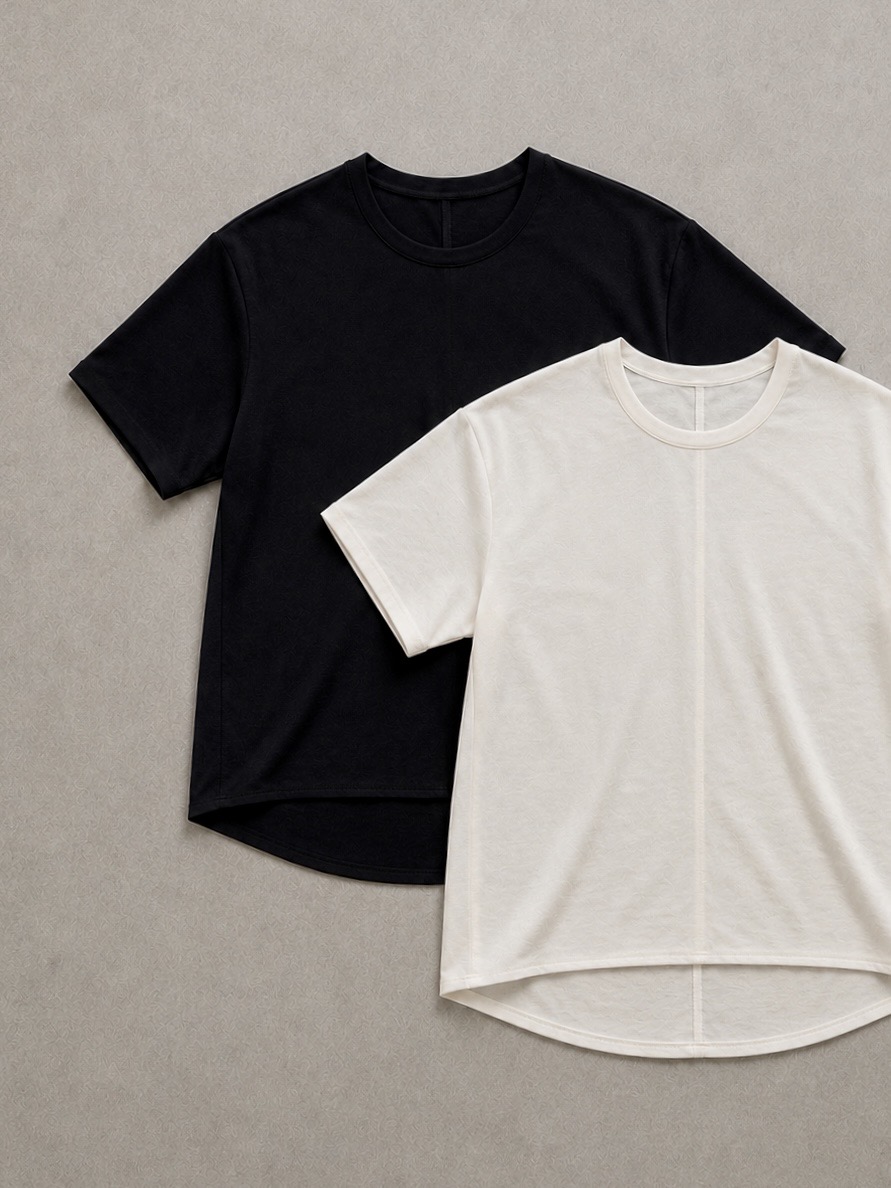 SELECT(セレクト)　ストレッチジョーゼットショート半袖プルオーバー