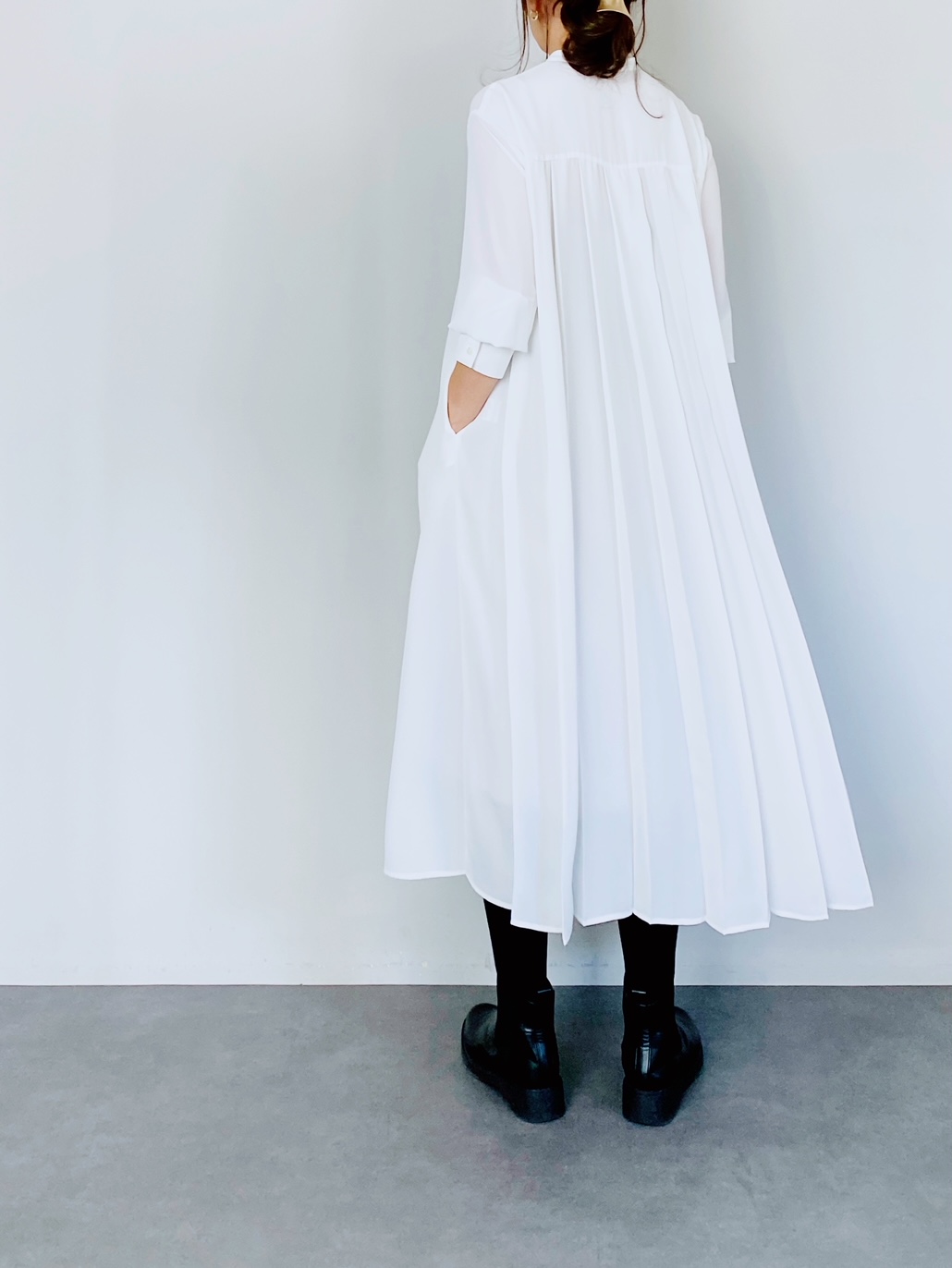 公式 シーバイクロエ ジョーゼット プリーツ シャツドレス 100 の保証 Www Evoweb Com Br