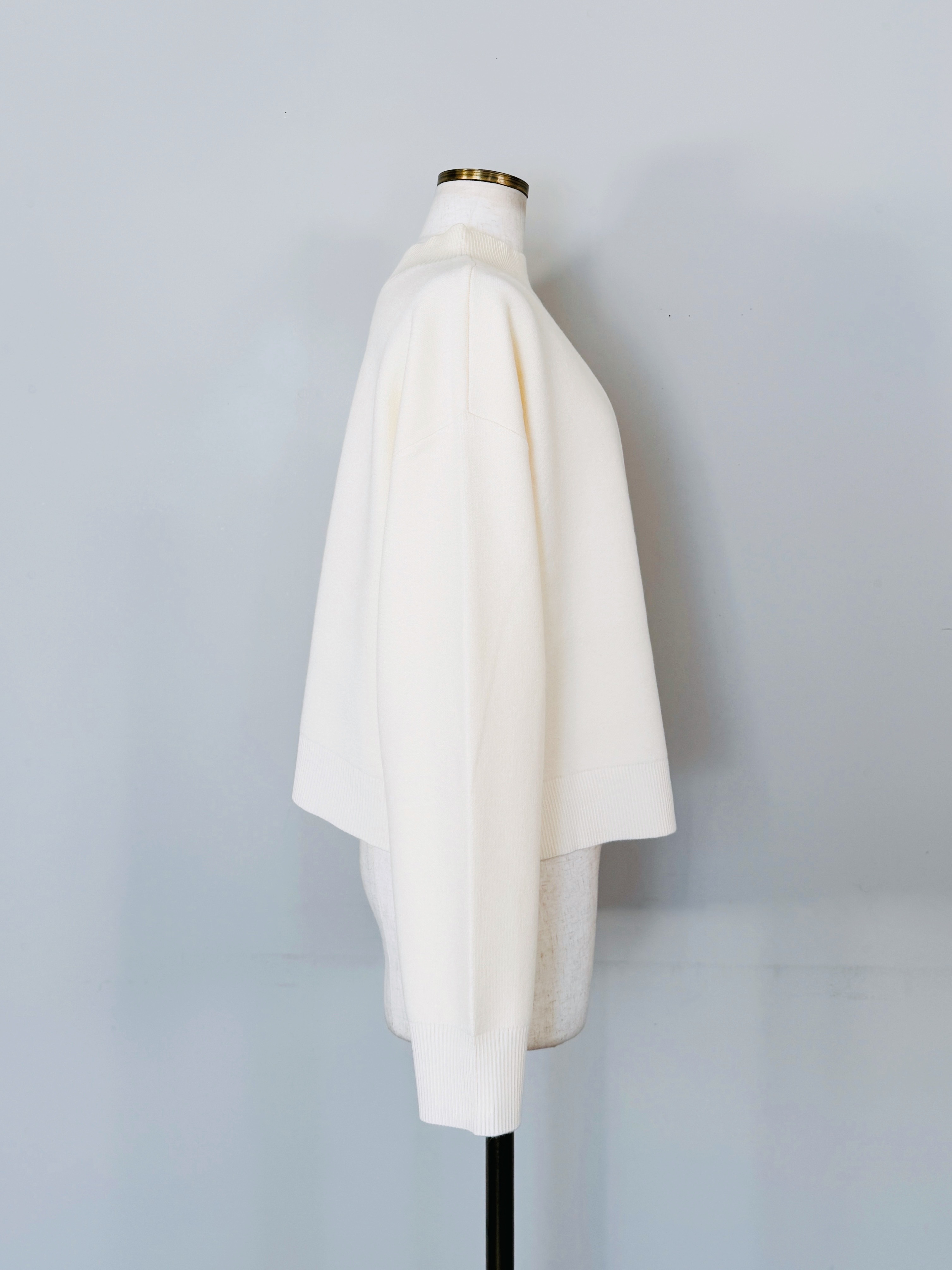 SELECT(セレクト) 前後2wayバックスリットハイネックニットトップス