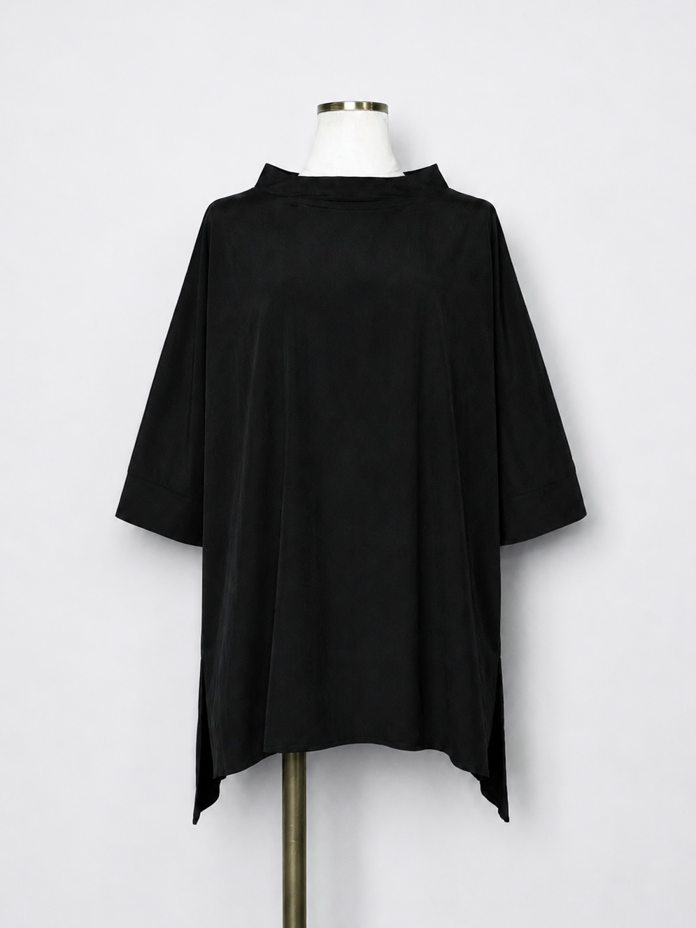 SELECT(セレクト)　レーヨン混バックタック半袖ワイドプルオーバー《SET UPアイテム》
