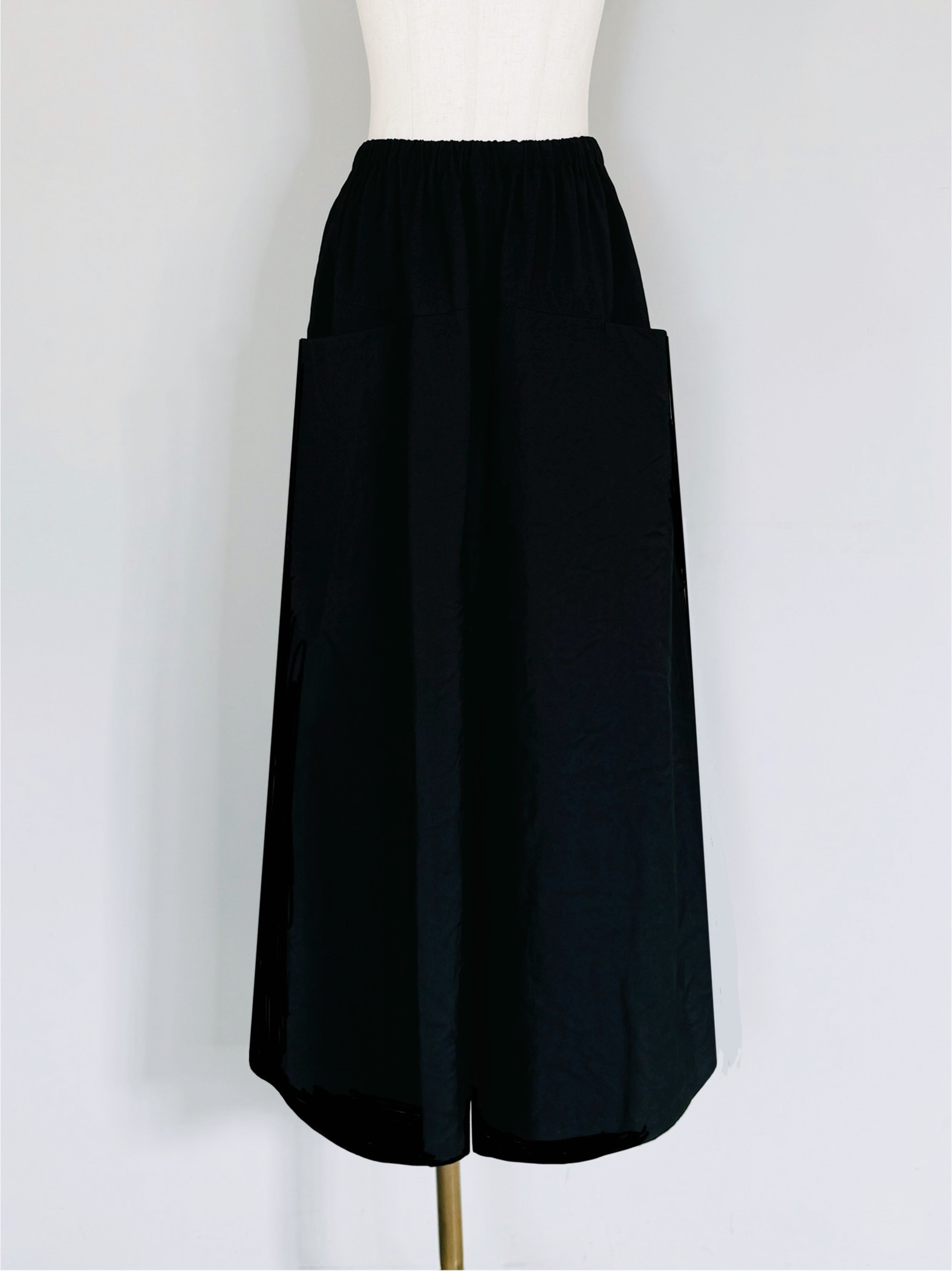 SELECT(セレクト)　レーヨンポリナイロンギャザーワイドパンツ《SET UPアイテム》