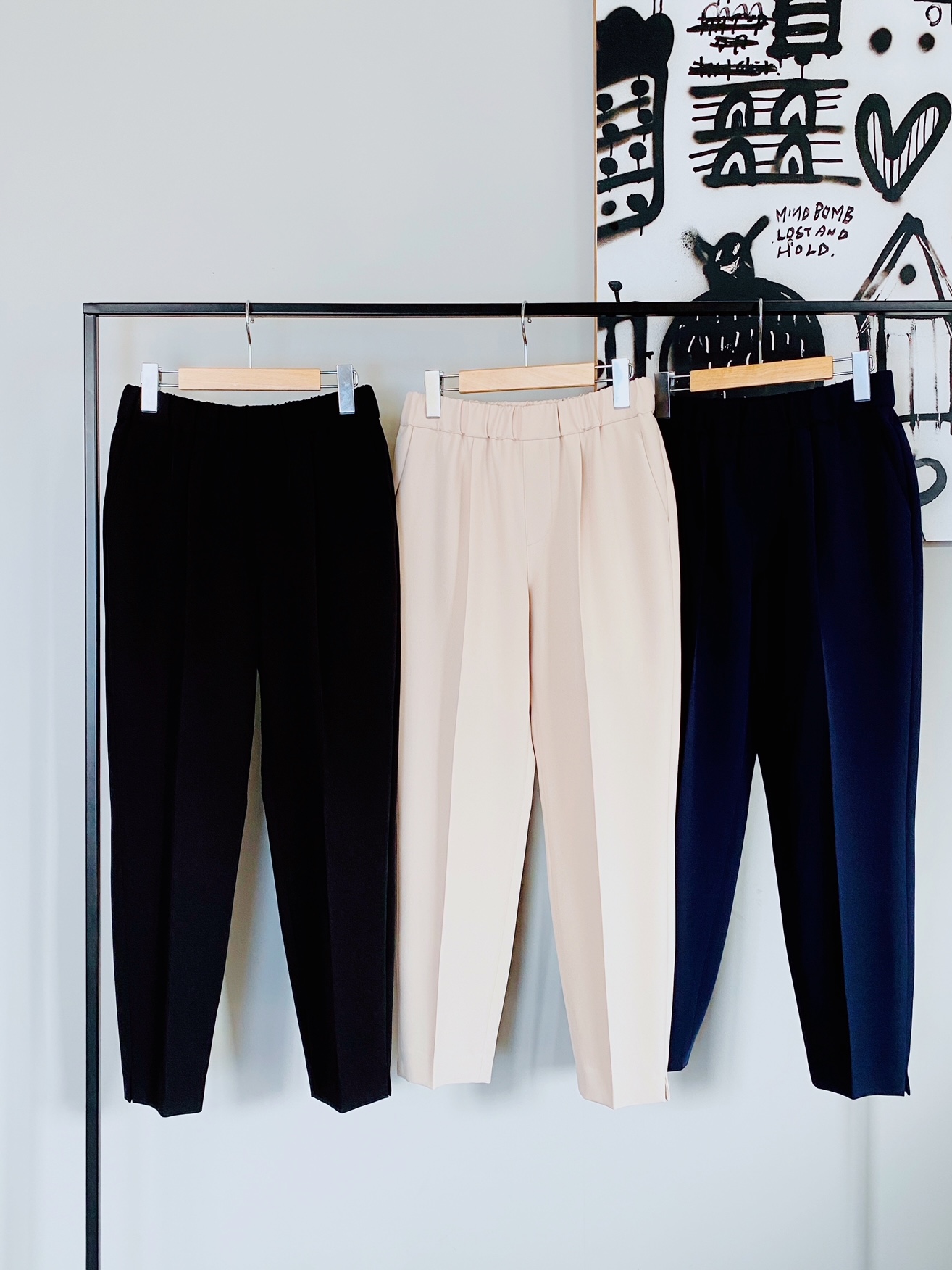 B品セール セレクトブランド デザインテーパードパンツ - ワークパンツ