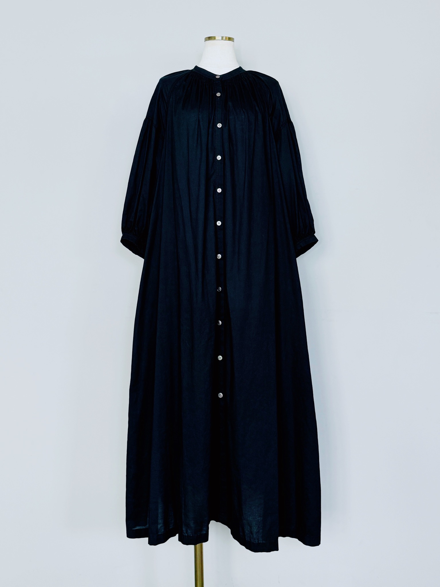 SELECT(セレクト) コットンボイルギャザーシャツワンピース｜Praise  