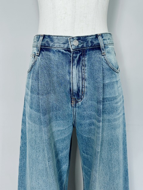 SELECT(セレクト) タックストレートデニムパンツ｜Praise / trois