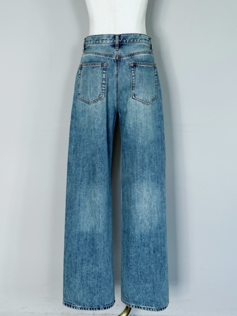 SELECT(セレクト) タックストレートデニムパンツ｜Praise / trois