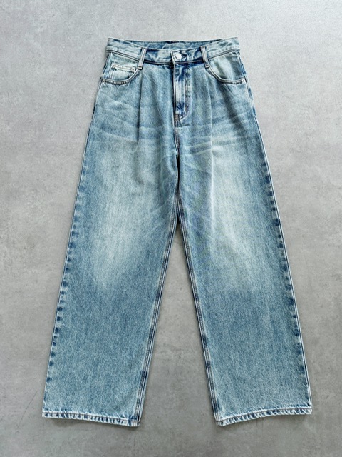 SELECT(セレクト) タックストレートデニムパンツ｜Praise / trois