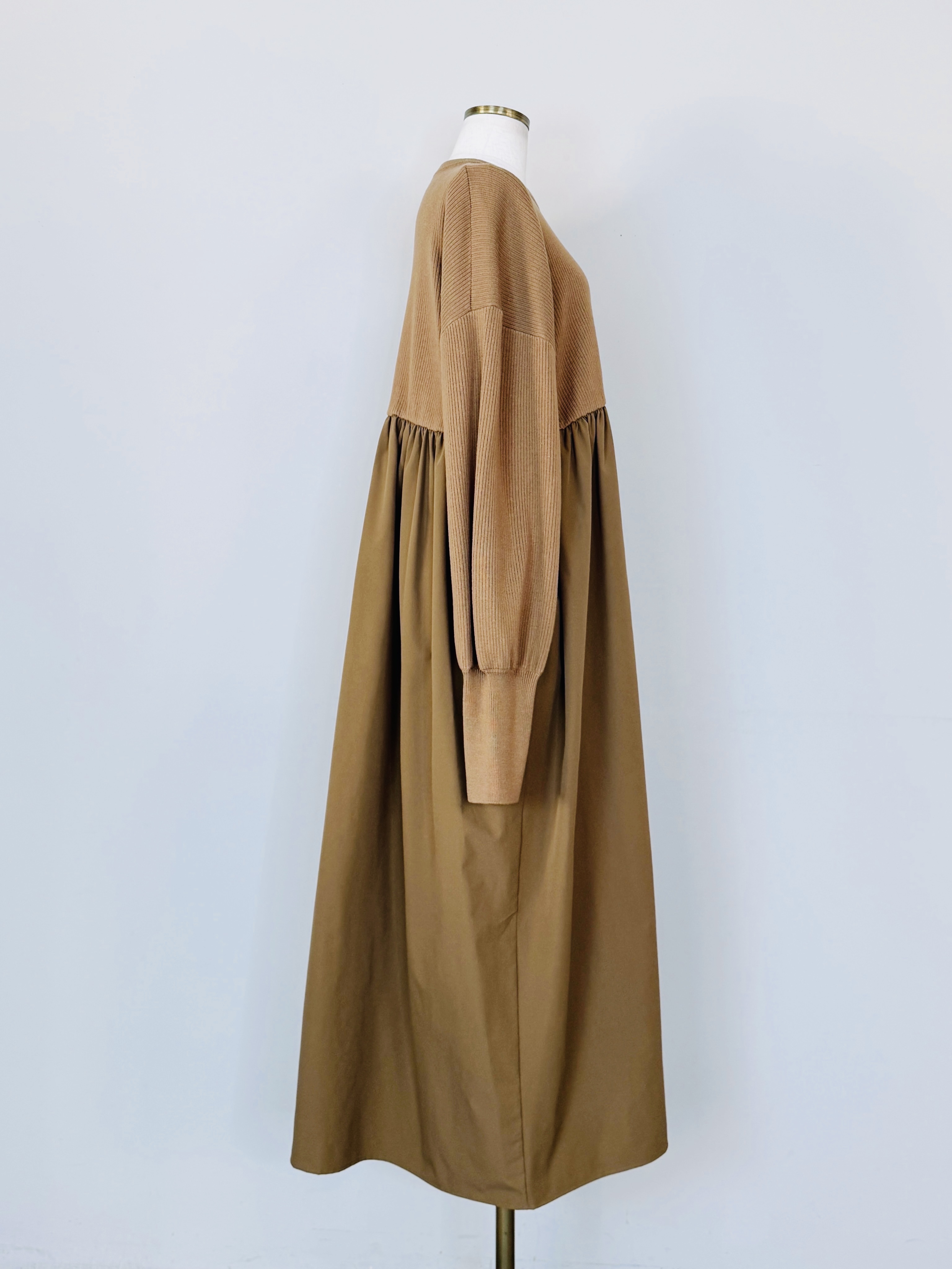 SELECT(セレクト) リブニットドッキングフレアワンピース｜Praise