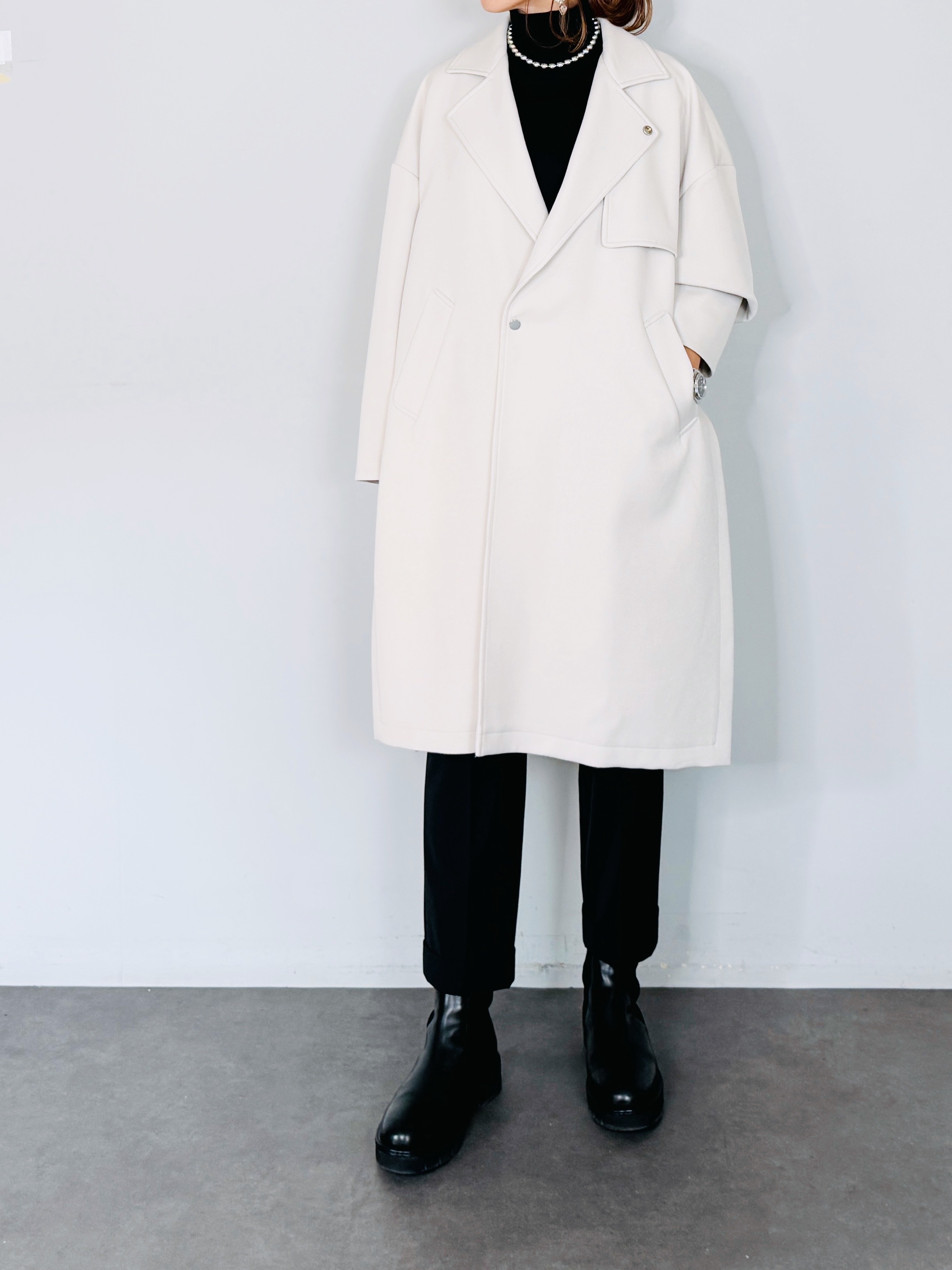 SELECT(セレクト) ナノヒーティングトレンチ風コート（ライナー付