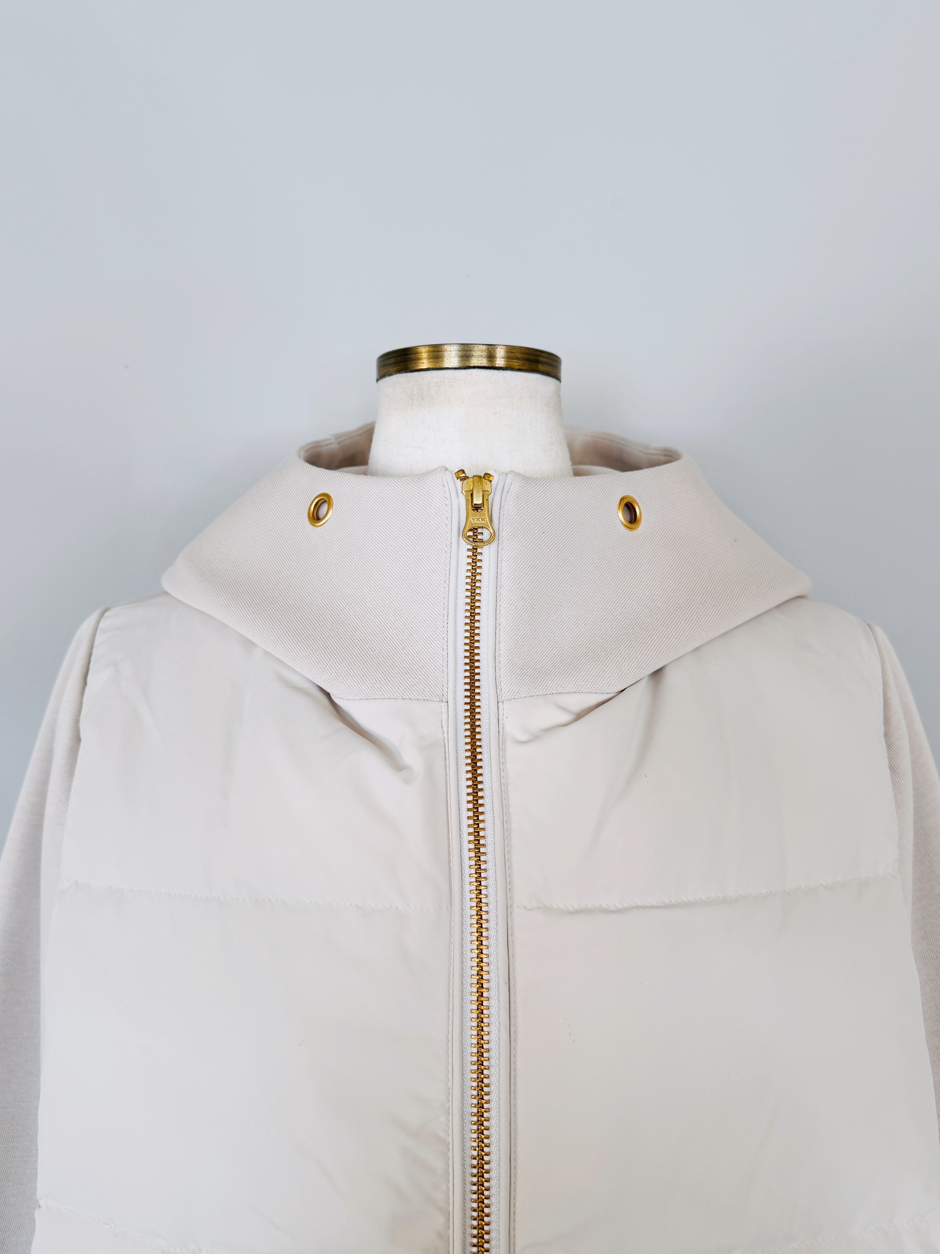 SELECT(セレクト) フードダウン異素材切り替えコート｜Praise / trois