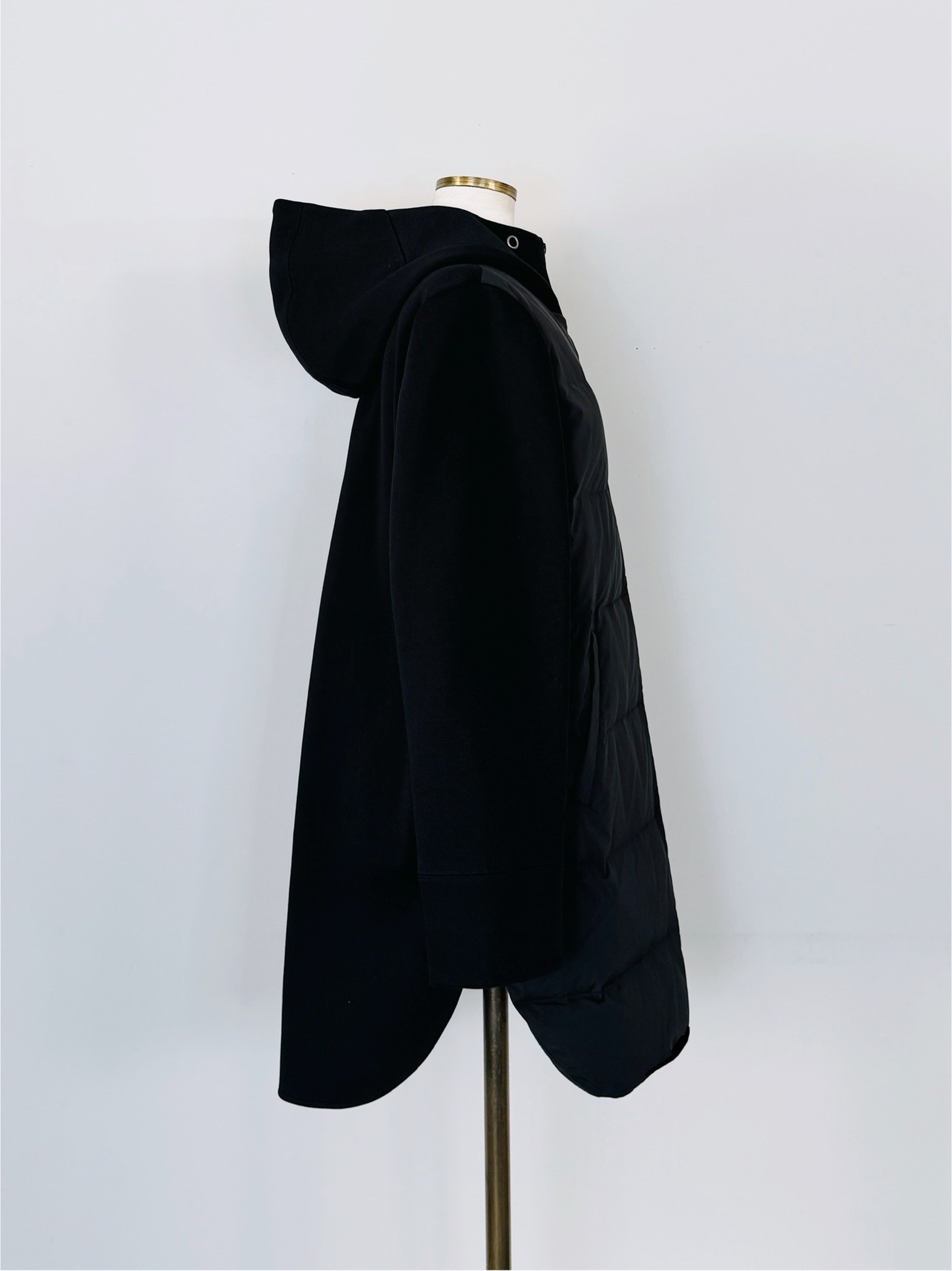 SELECT(セレクト) フードダウン異素材切り替えコート｜Praise / trois