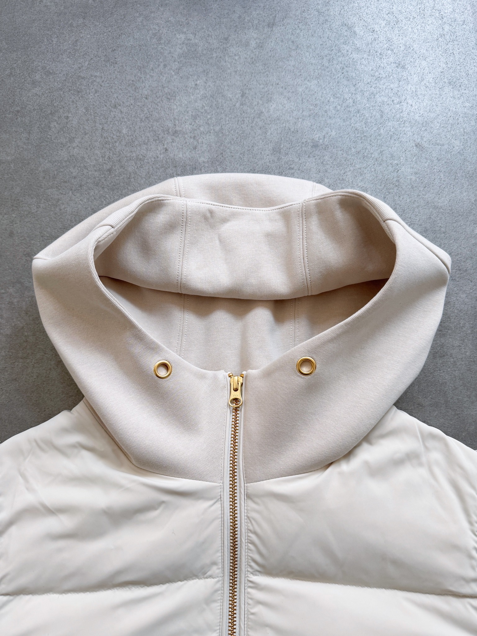 SELECT(セレクト) フードダウン異素材切り替えコート｜Praise / trois