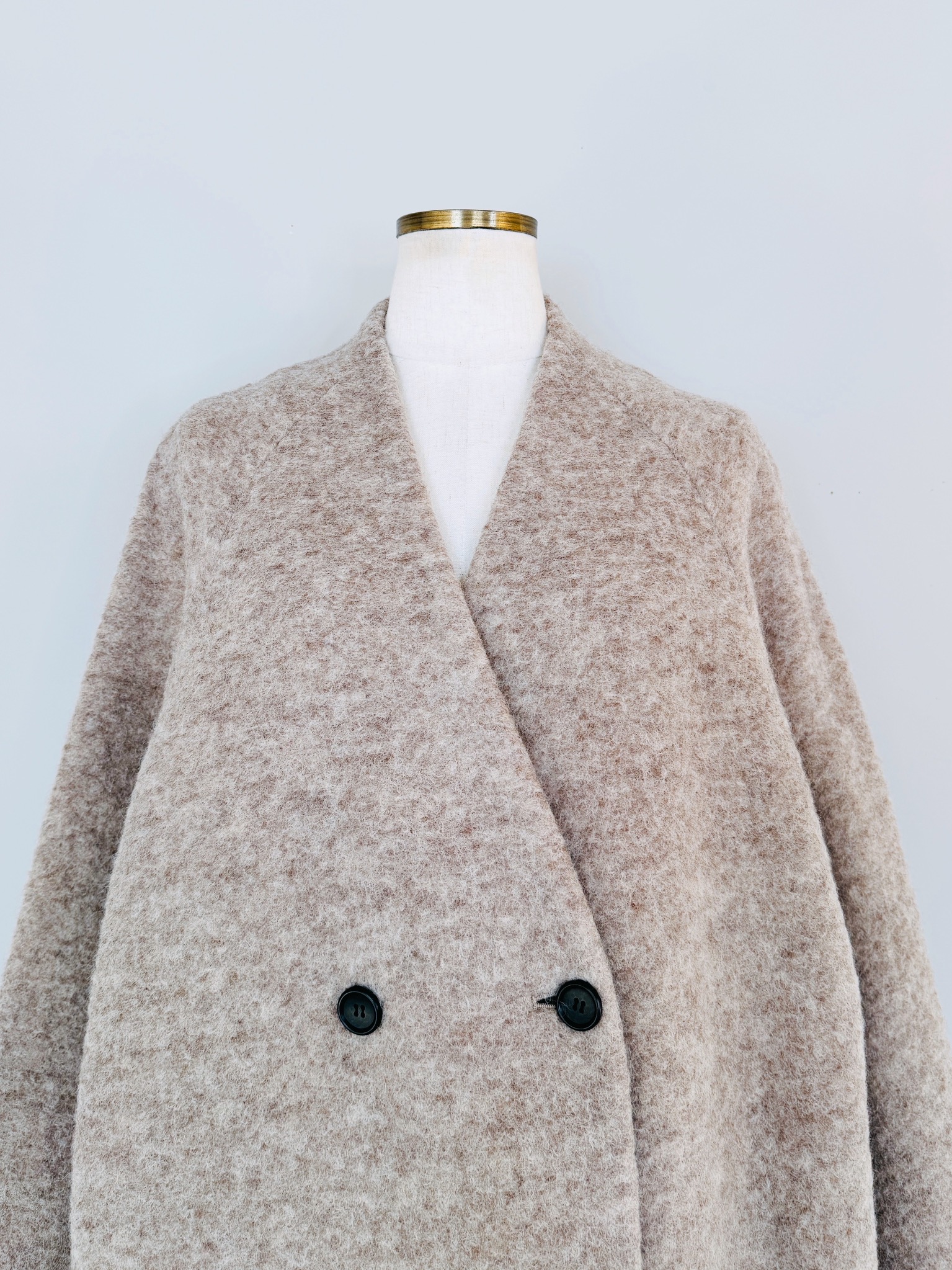 SELECT(セレクト) ブークレーノーカラーロングコート｜Praise / trois