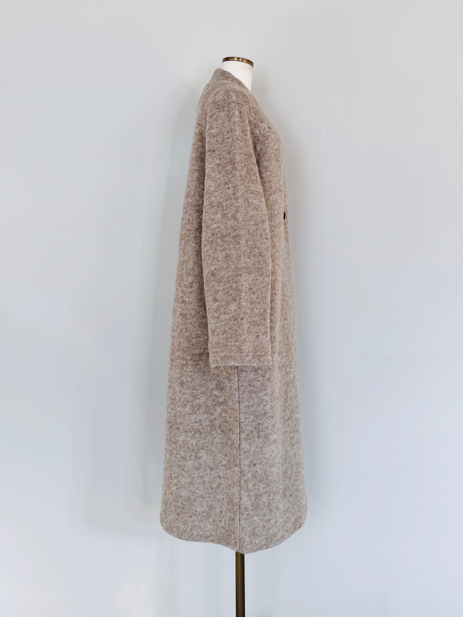 SELECT(セレクト) ブークレーノーカラーロングコート｜Praise / trois