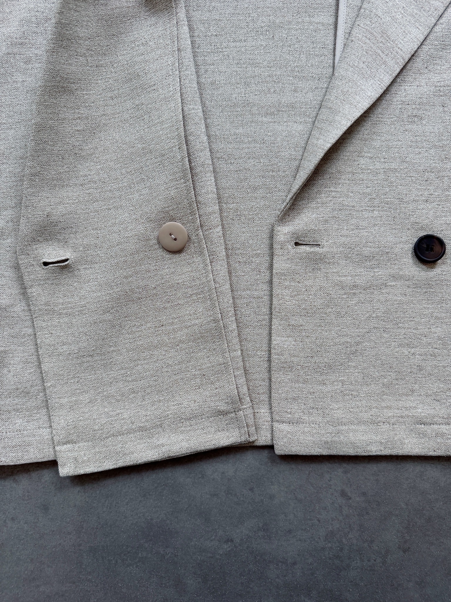 SELECT(セレクト) リネンライクテーラードショートジレ《SET UP