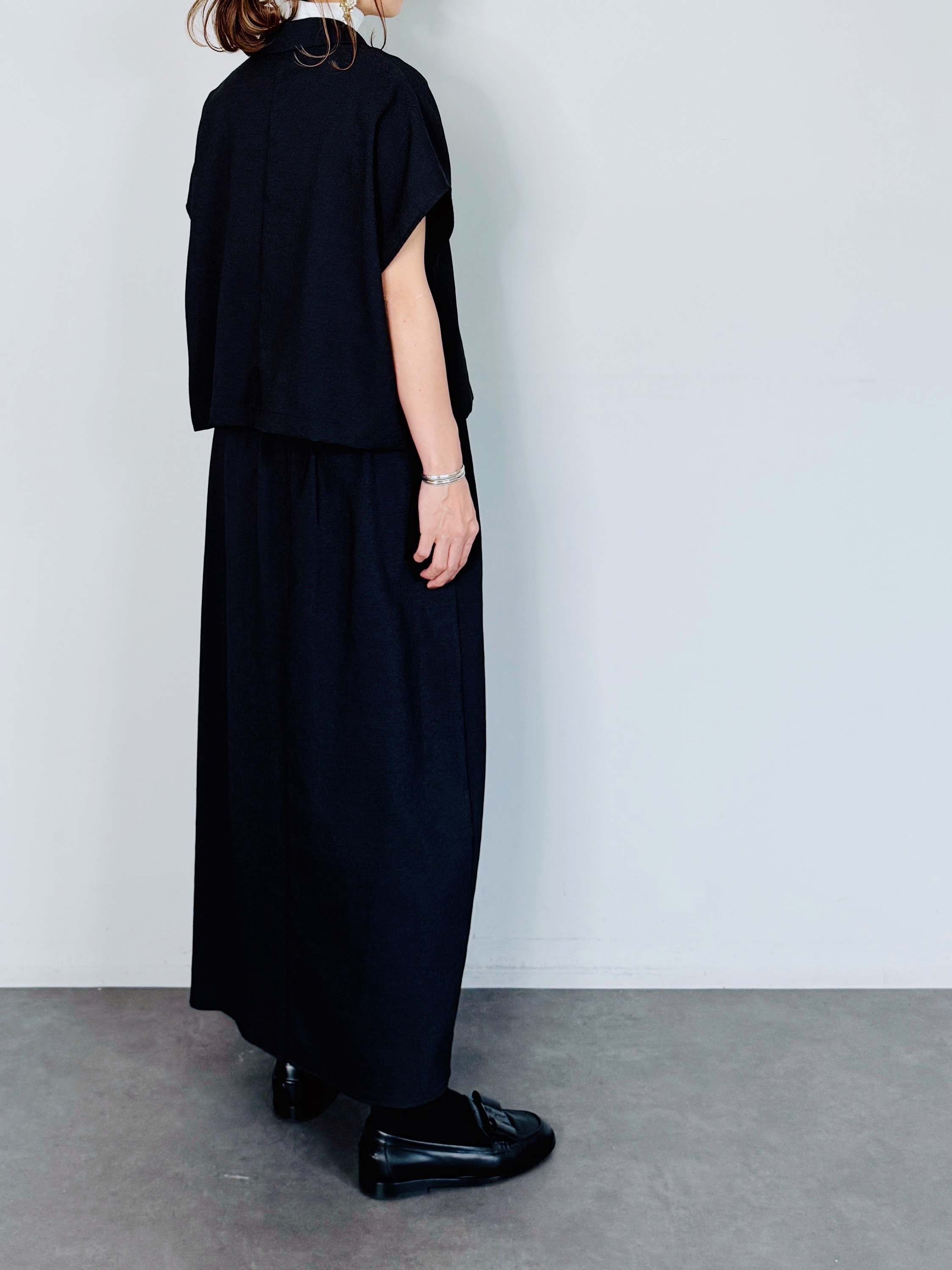 SELECT(セレクト) リネンライクフロントタックロングスカート