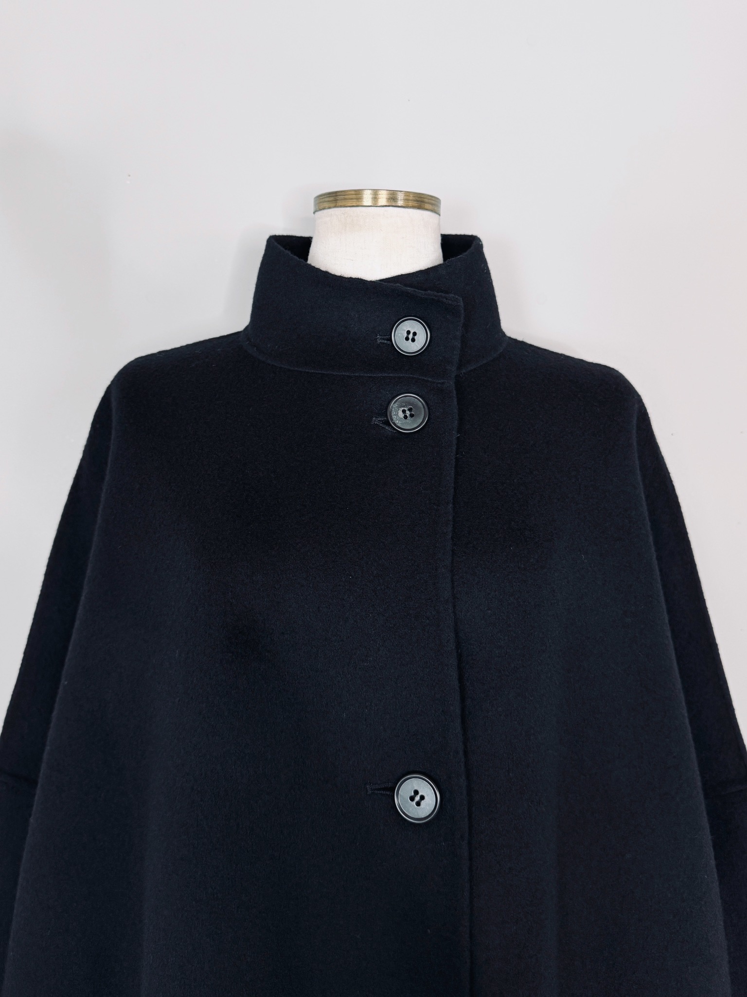 SELECT(セレクト) ウールリバースタンドカラーラウンドコート｜Praise