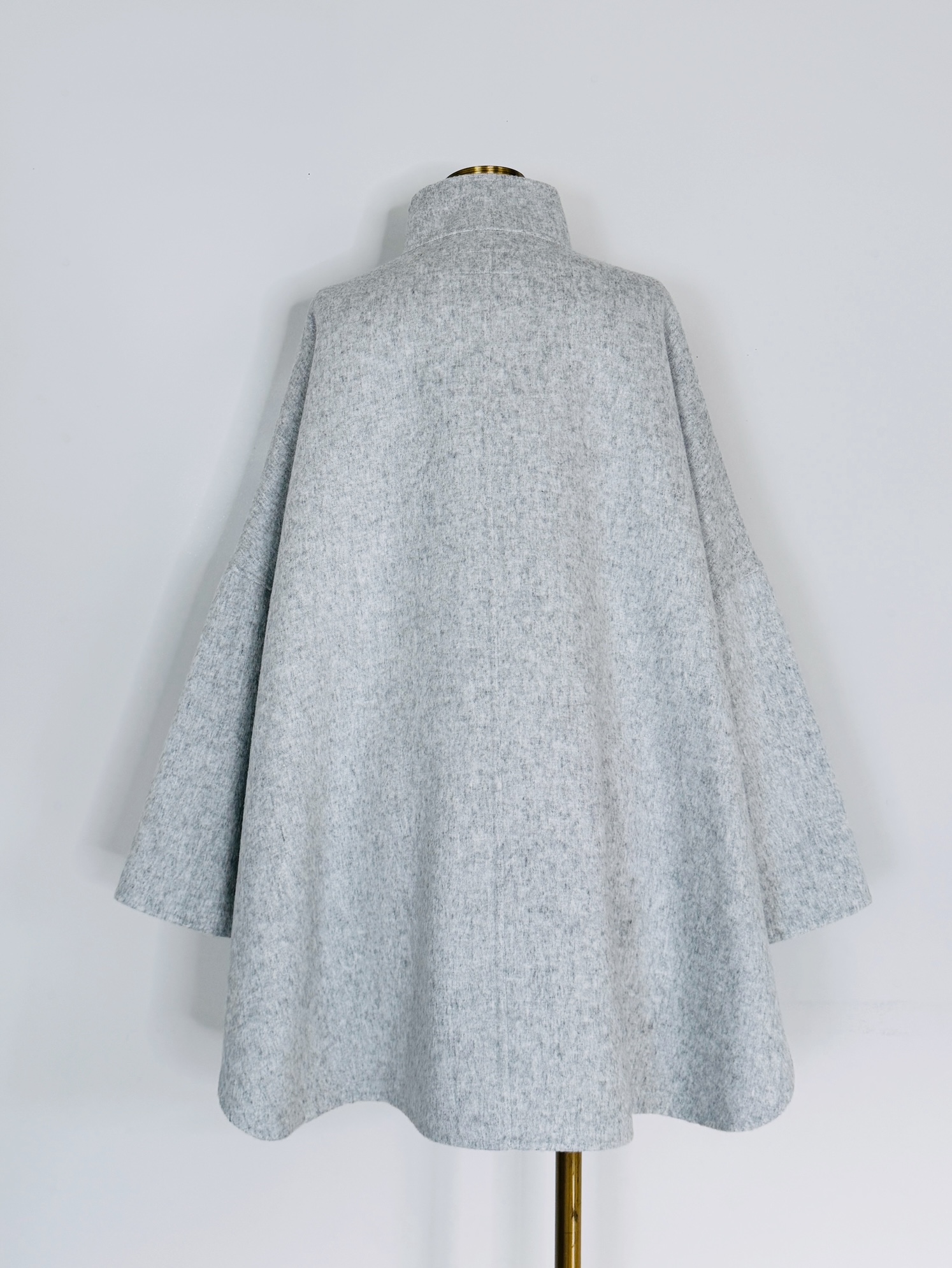 SELECT(セレクト) ウールリバースタンドカラーラウンドコート｜Praise