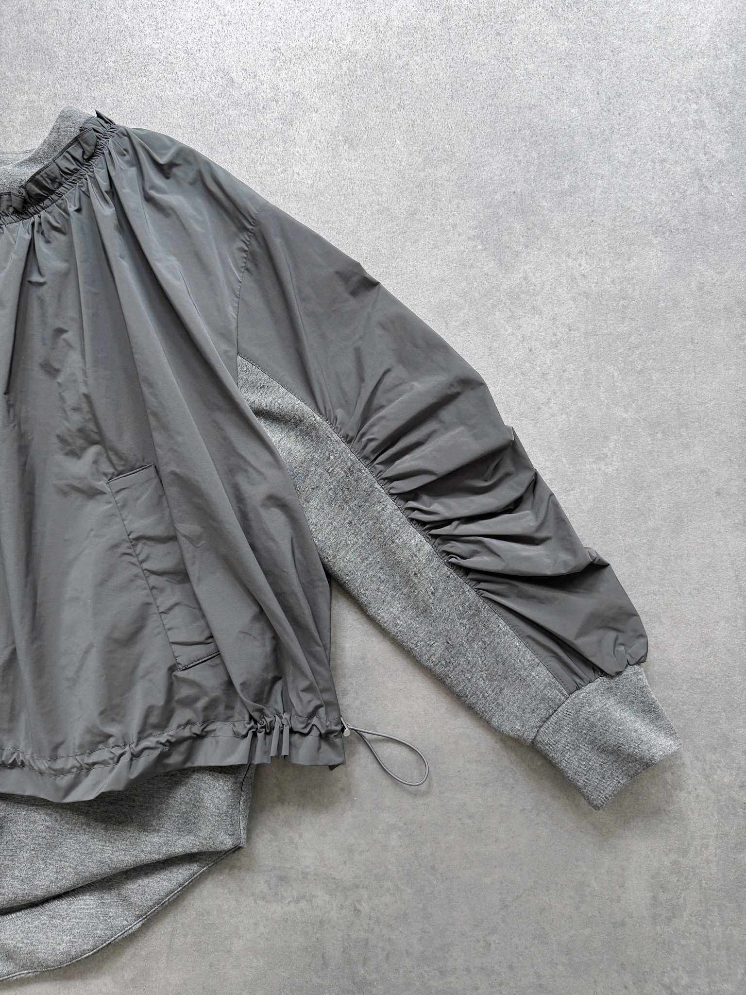 SELECT(セレクト) ライトダンボール異素材ジップブルゾン《SET UP