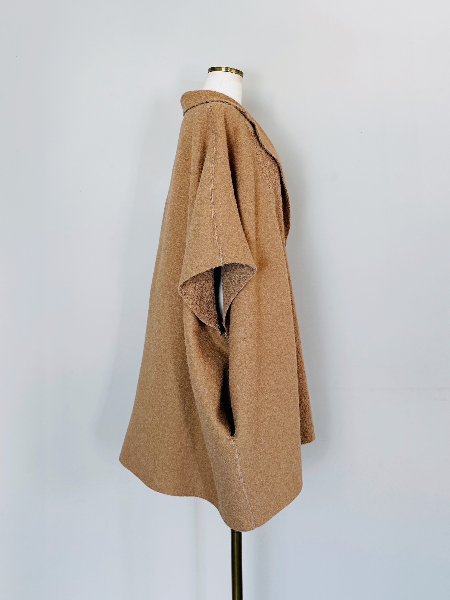 SELECT(セレクト) リバーシブルボアスライバーポンチョコート｜Praise