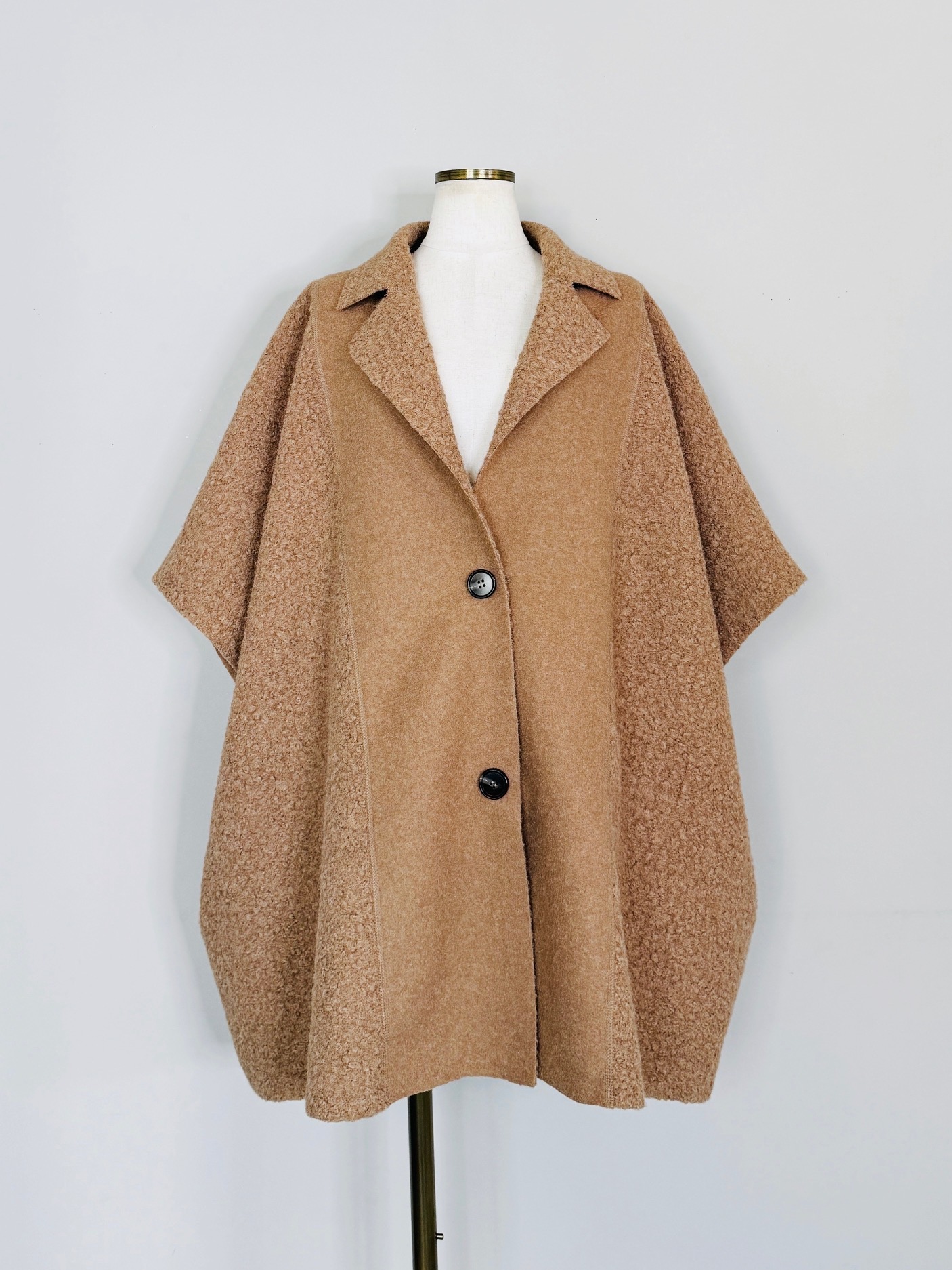 SELECT(セレクト) リバーシブルボアスライバーポンチョコート｜Praise