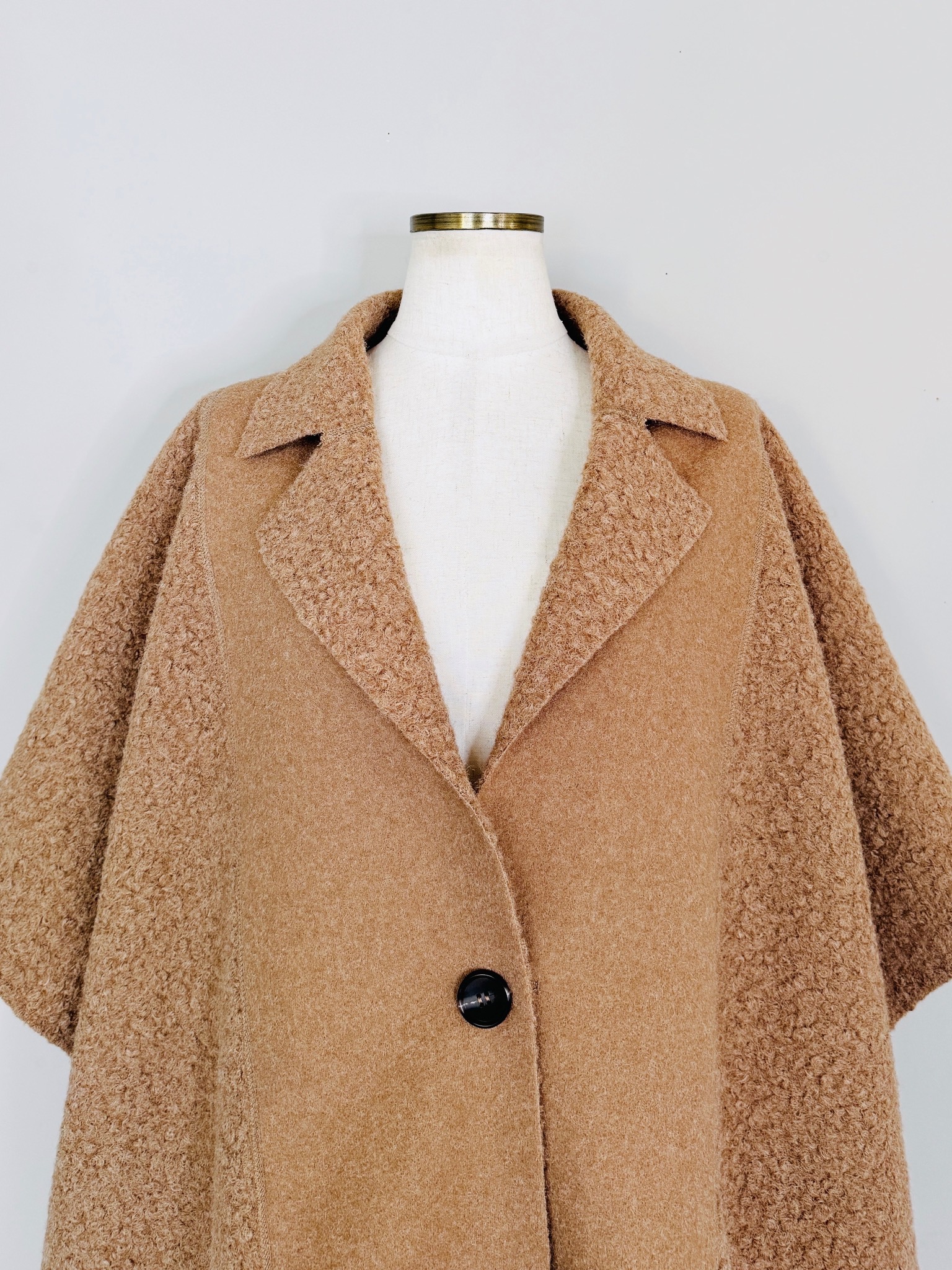 SELECT(セレクト) リバーシブルボアスライバーポンチョコート｜Praise