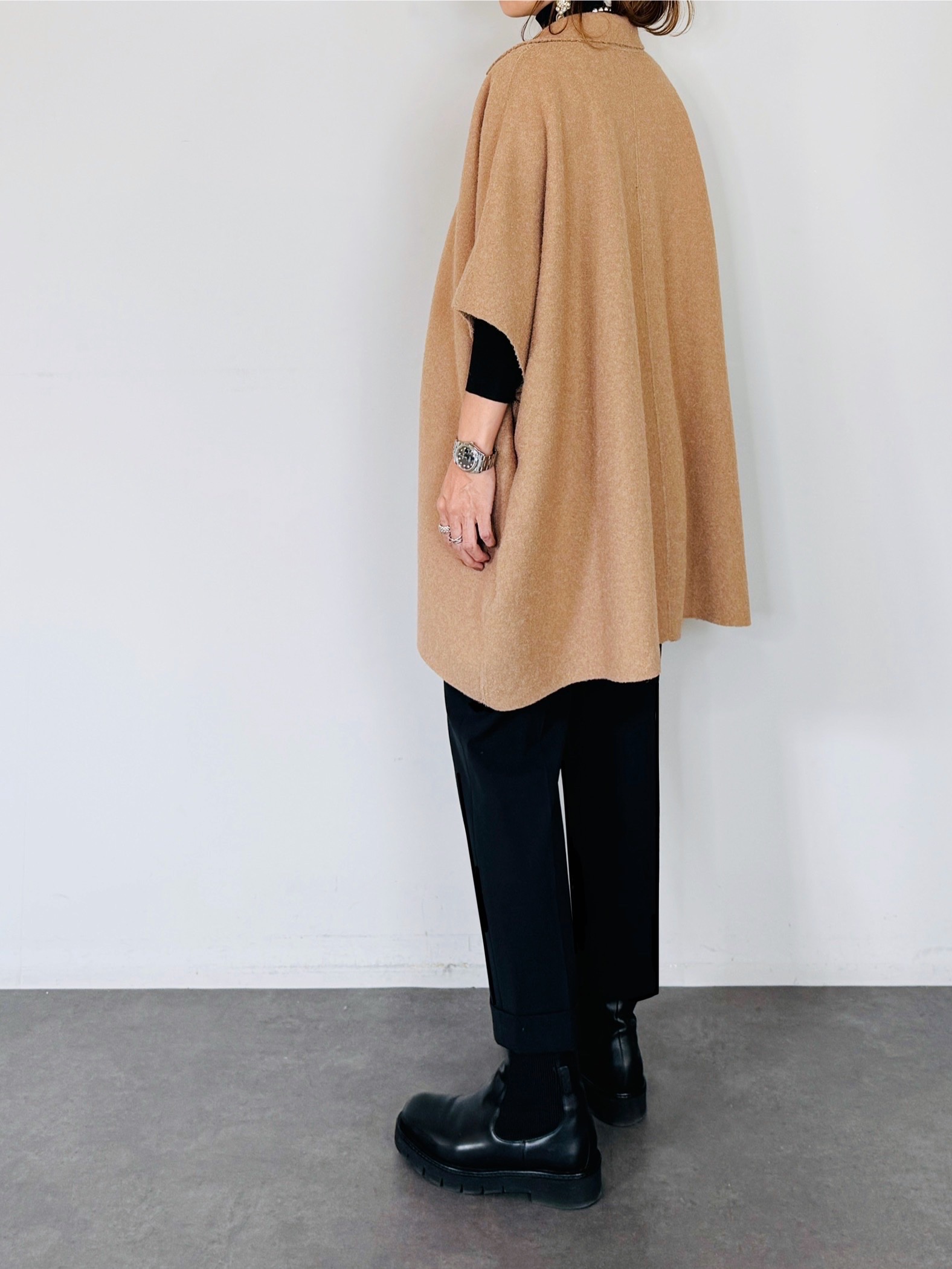 SELECT(セレクト) リバーシブルボアスライバーポンチョコート｜Praise