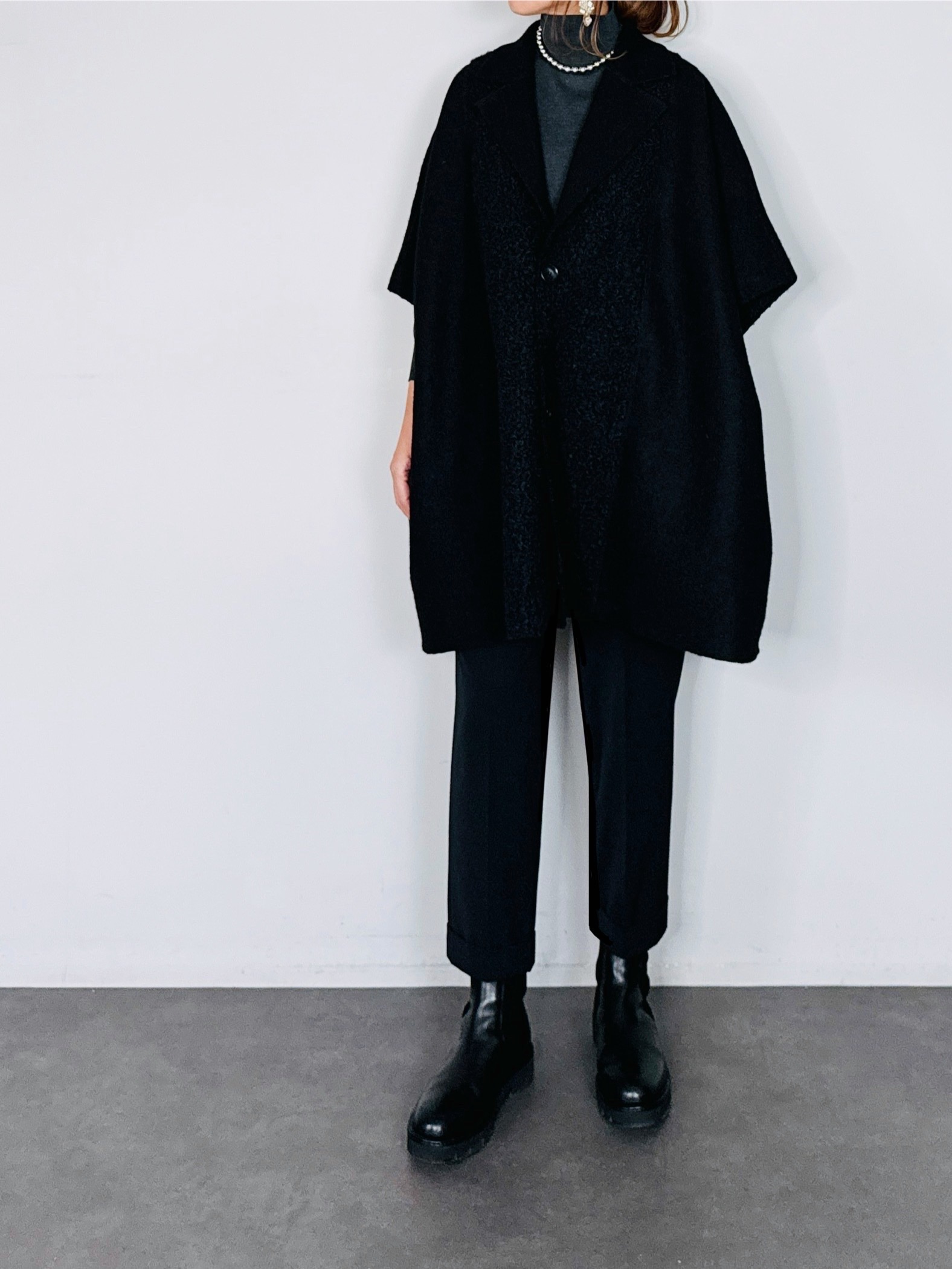 SELECT(セレクト) リバーシブルボアスライバーポンチョコート｜Praise