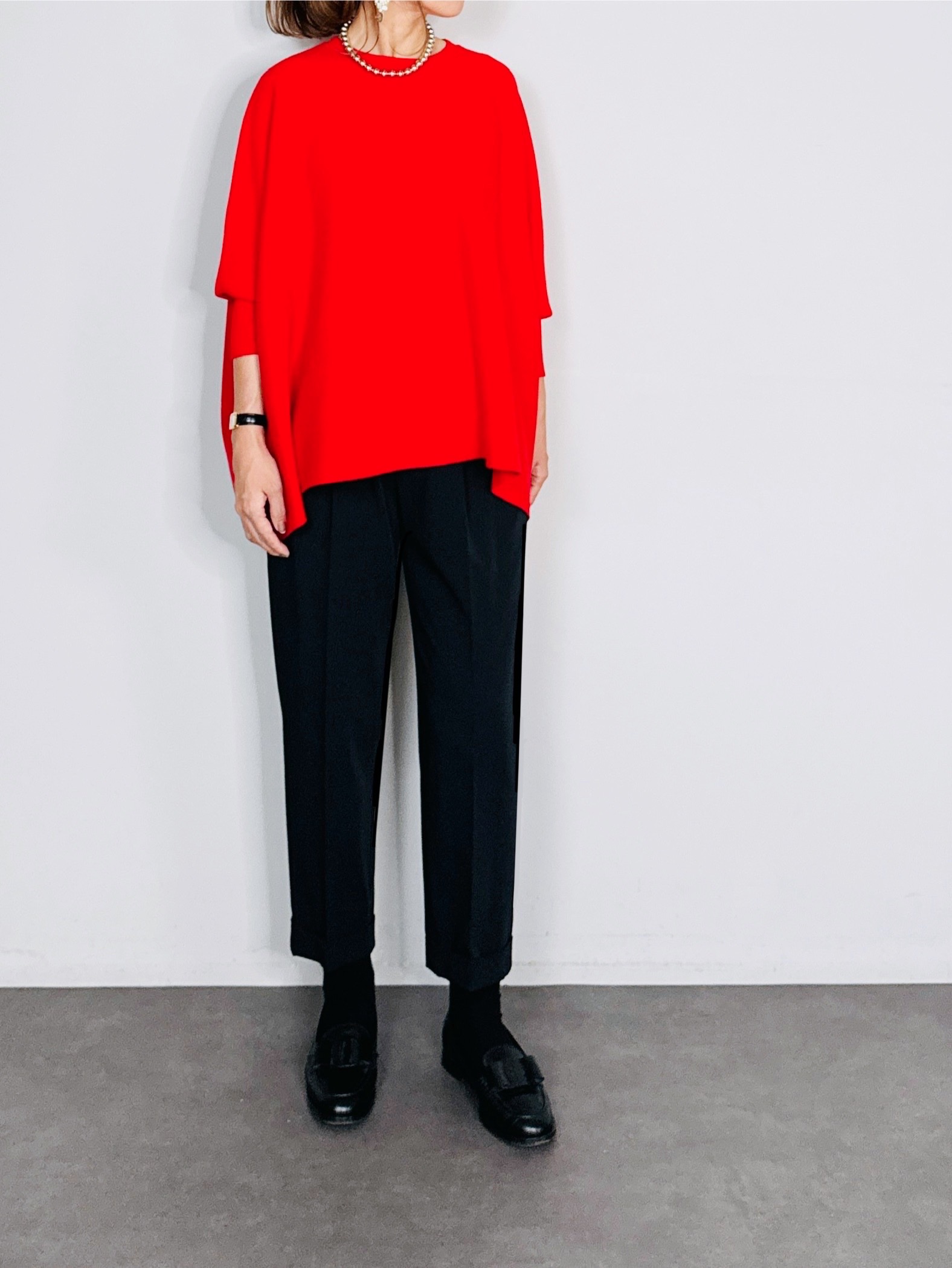 SELECT(セレクト) ロングリブワイドニットプルオーバー｜Praise