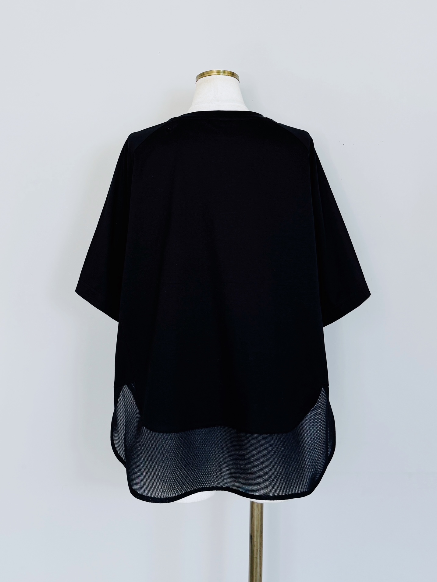 美品⭐︎chouchouセレクト　ポンチノーカラーハーフコート　ブラック SELECT(セレクト) ポンチノーカラーハーフコート｜Praise