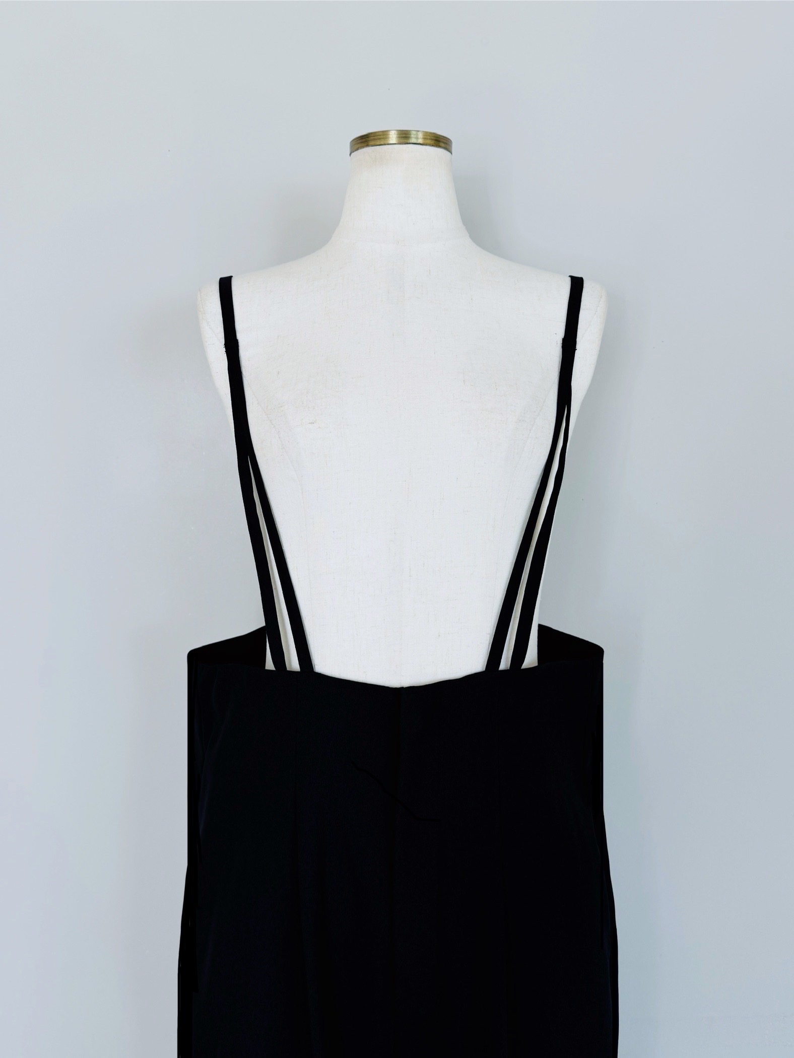 SELECT(セレクト) ドロストストラップ付サロペットワイドパンツ