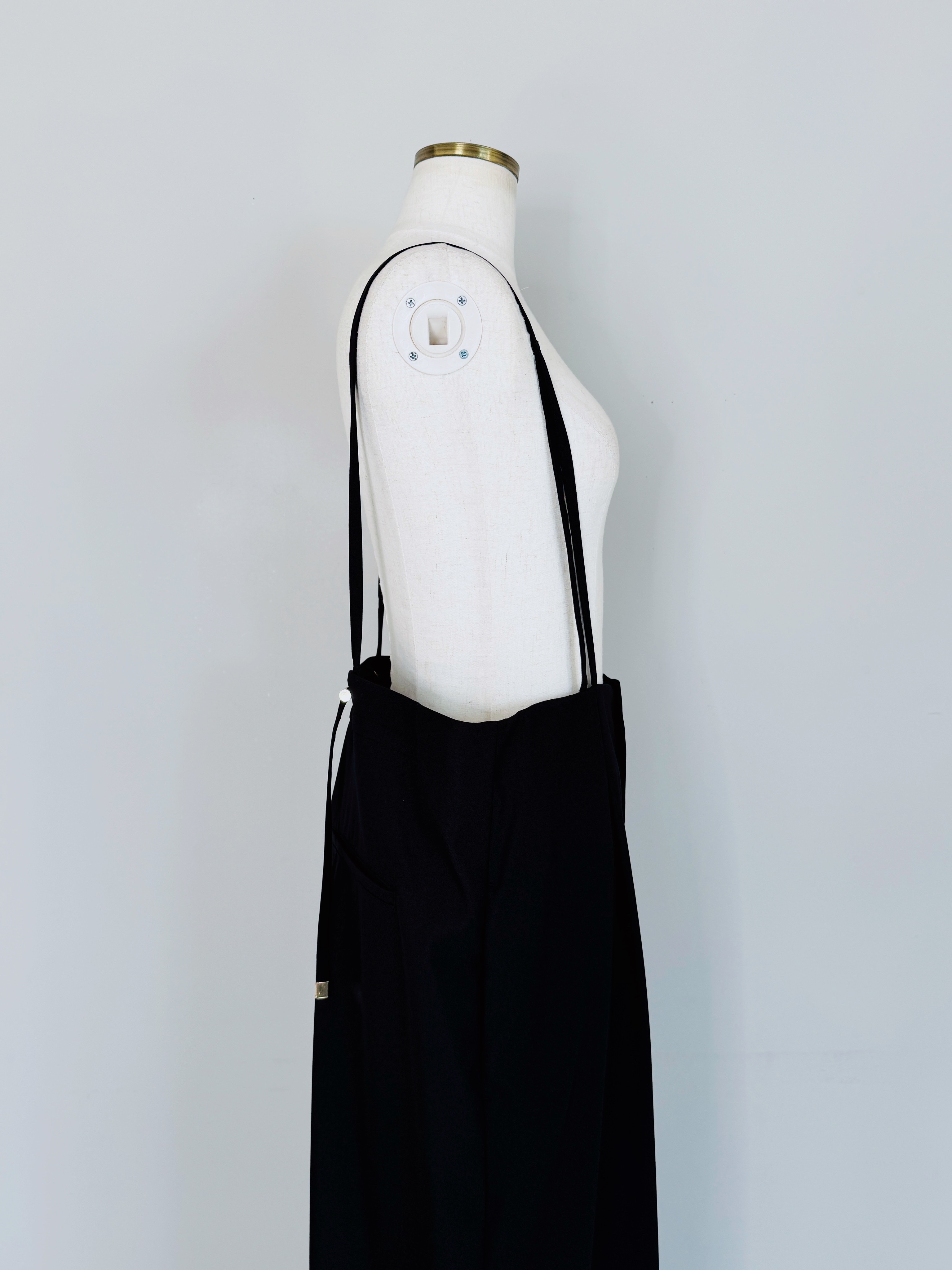 SELECT(セレクト) ドロストストラップ付サロペットワイドパンツ