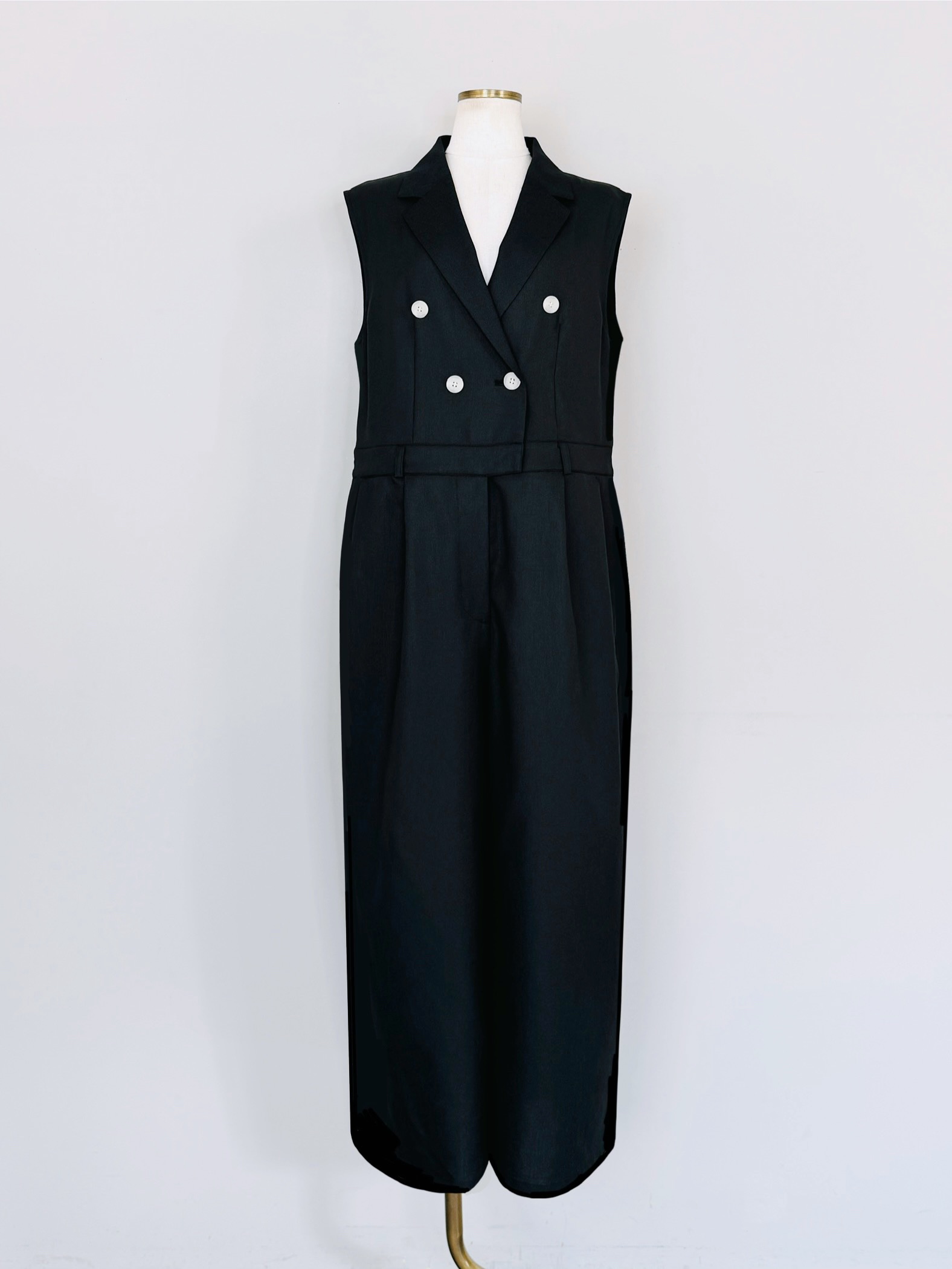 SELECT(セレクト)　リネンライクテーラードサロペット《SET UPアイテム》