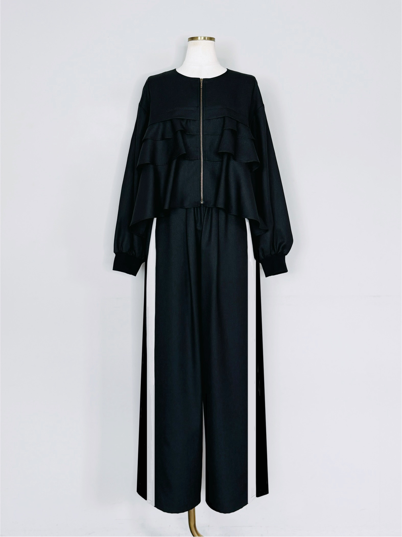 SELECT(セレクト)　リネンライクサイドラインイージーパンツ《SET UPアイテム》