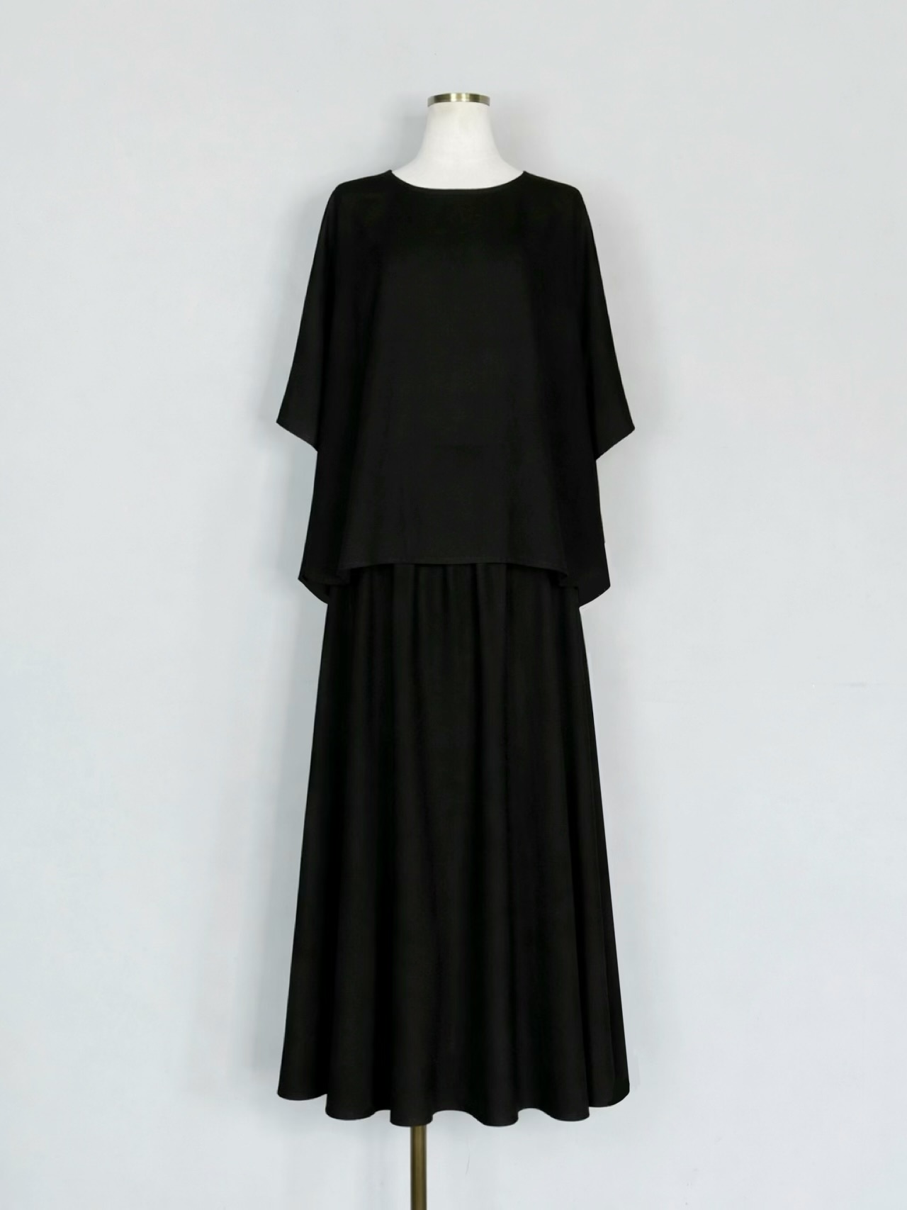 SELECT(セレクト)　ストレッチジョーゼットフレアースカート《SET UPアイテム》