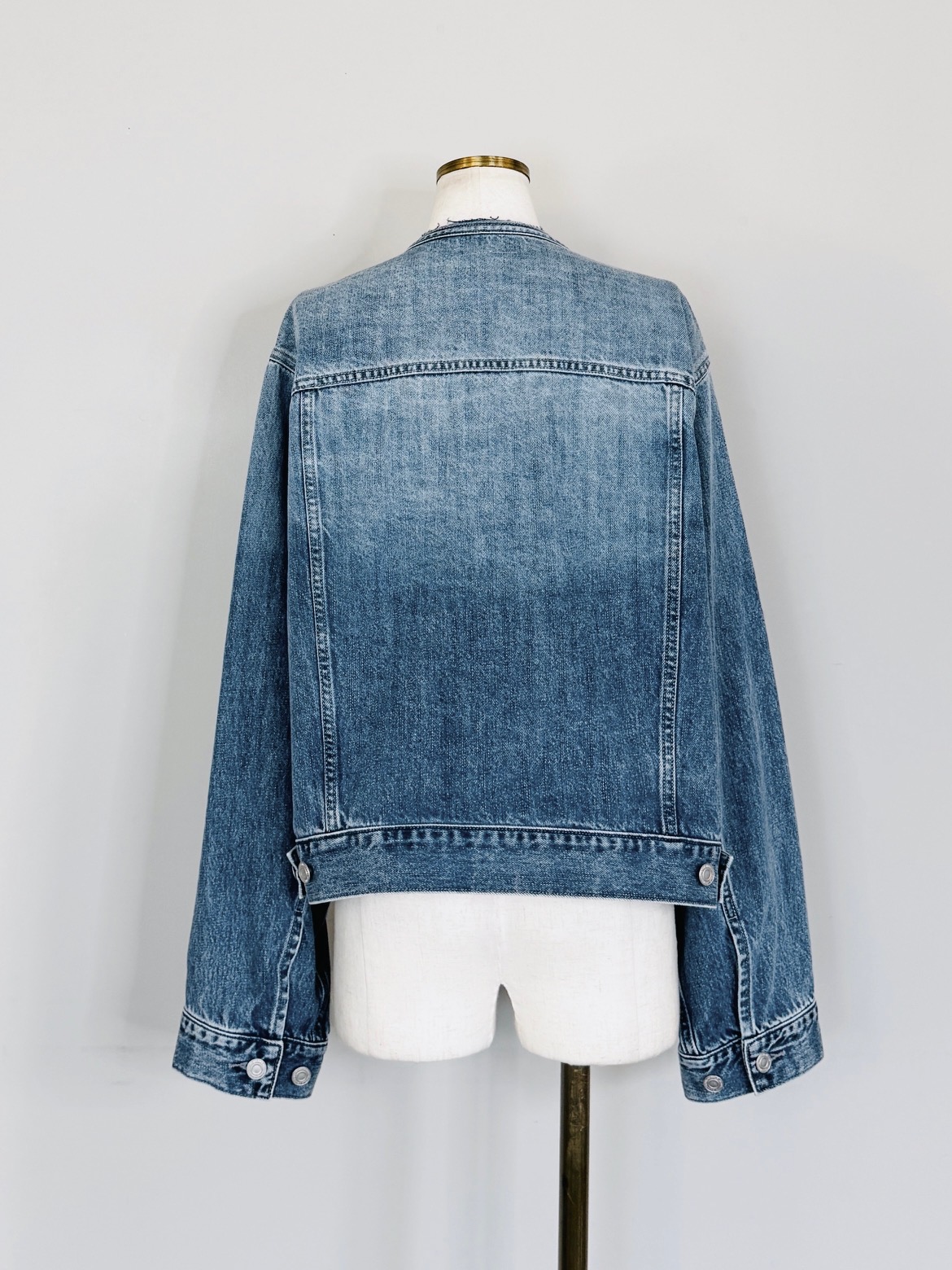 SELECT(セレクト) ノーカラーデニムジャケット｜Praise / trois