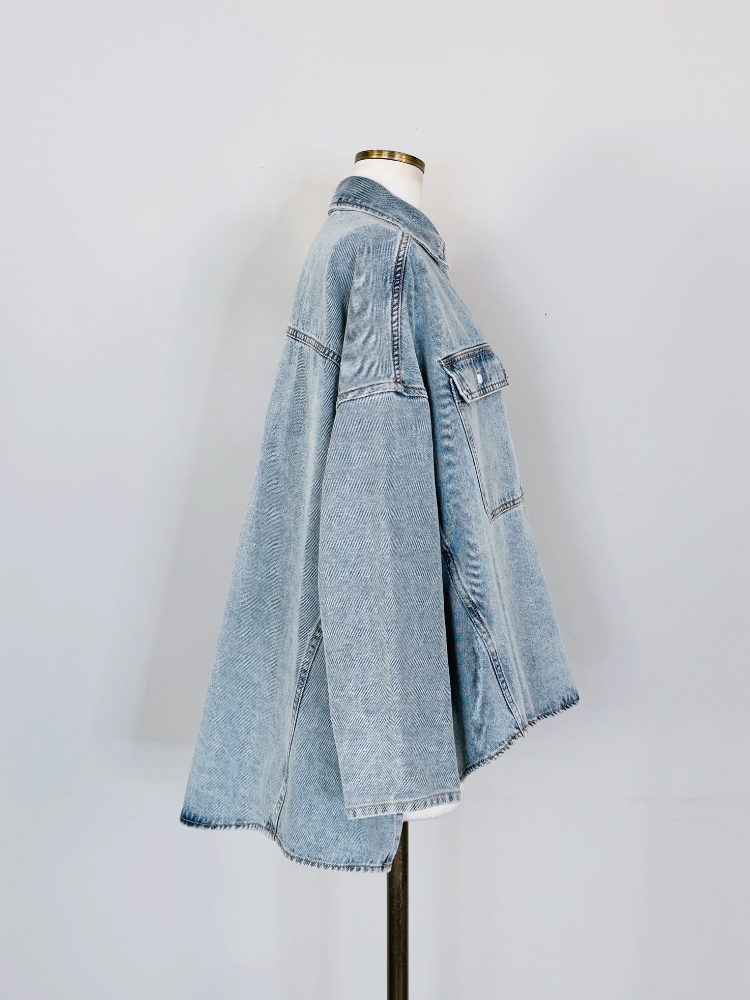 SELECT(セレクト) デニムワイドシャツ｜Praise / trois / anana