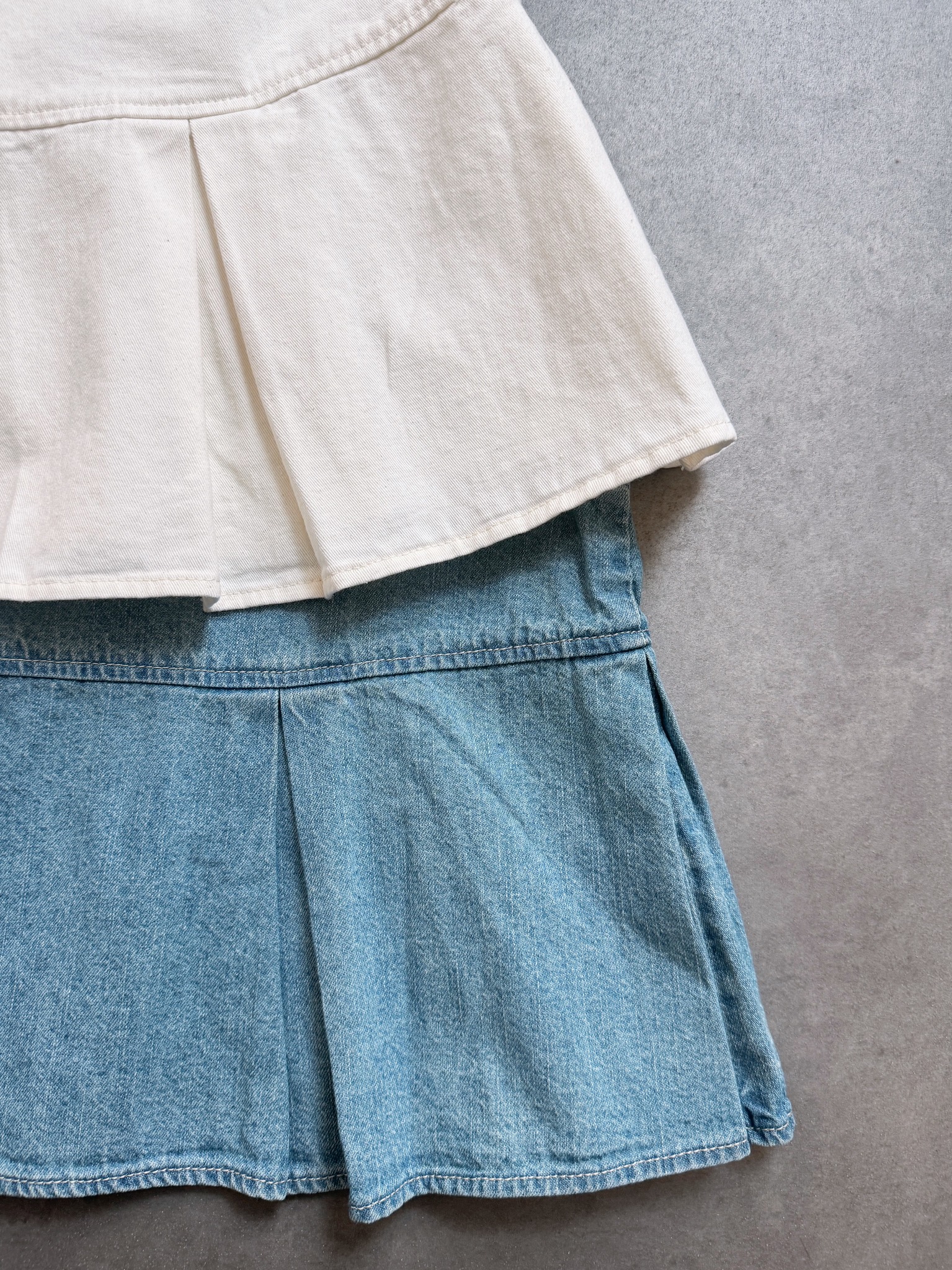 SELECT(セレクト) 前後2WAYデニムペプラムジレ《SET UPアイテム