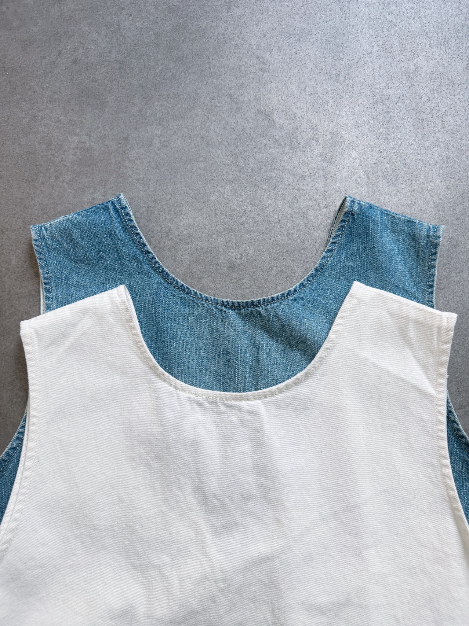 SELECT(セレクト) 前後2WAYデニムペプラムジレ《SET UPアイテム