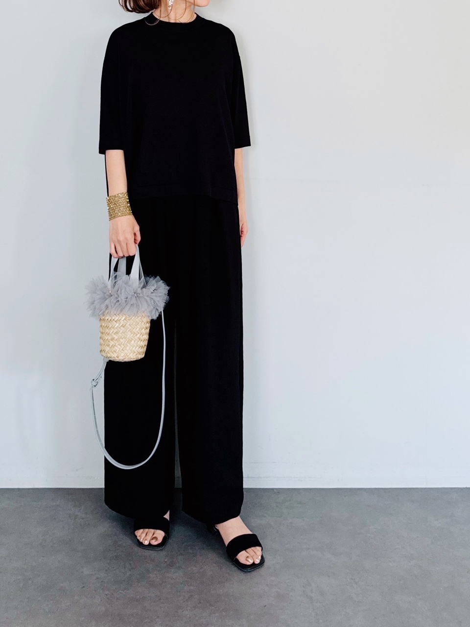 ふりふ♡2wayフラミンゴかごバッグ♡rarone florist かごバッグ カゴバッグ 2WAY カゴ編みレザーライクワン