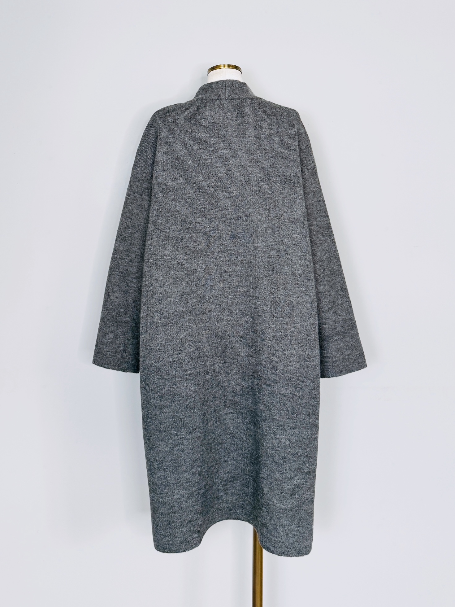 SELECT(セレクト) ダブルフェイス配色ニットロングカーディガン