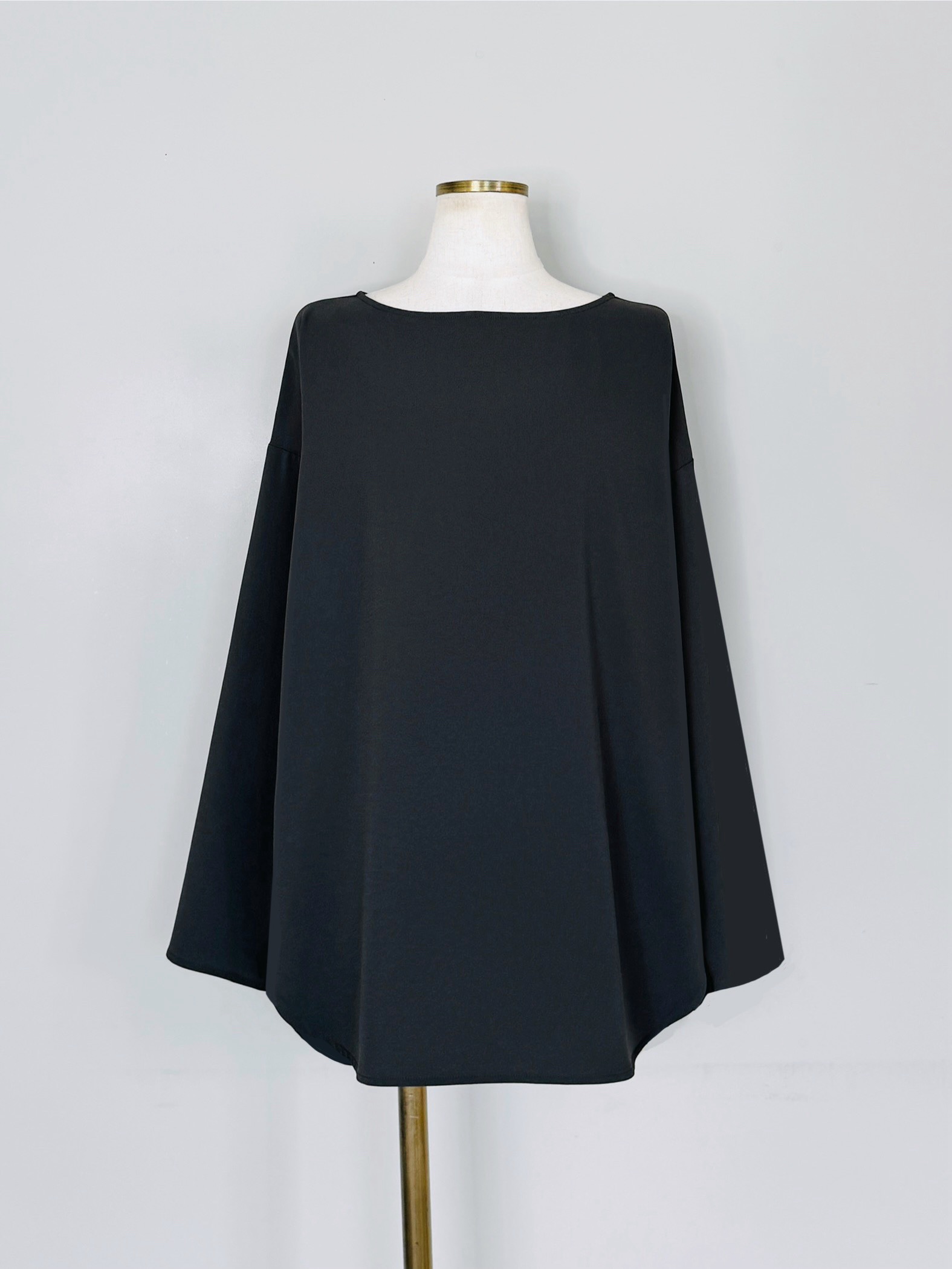 SELECT(セレクト) 厚手ジョーゼットラウンドプルオーバー《SET UP